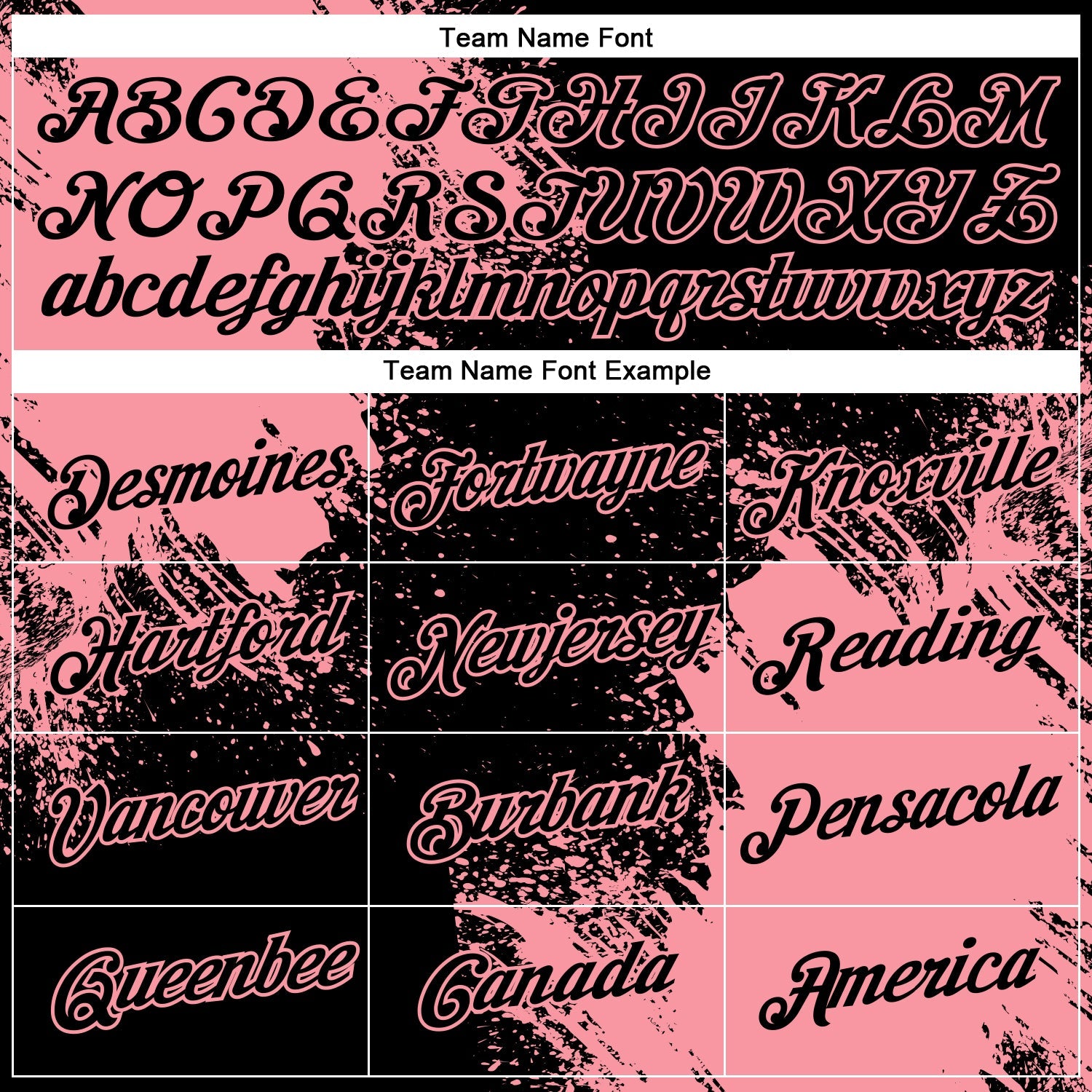 Custom Black Medium Pink 3D Pattern Design Abstract Brush Stroke Performance T-Shirt view 3
