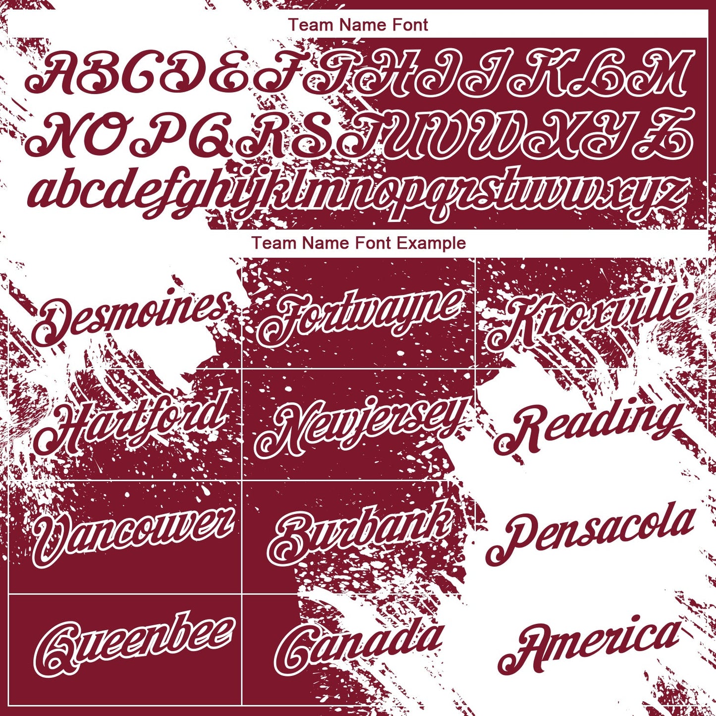 Custom Crimson White 3D Pattern Design Abstract Brush Stroke Performance T-Shirt view 3