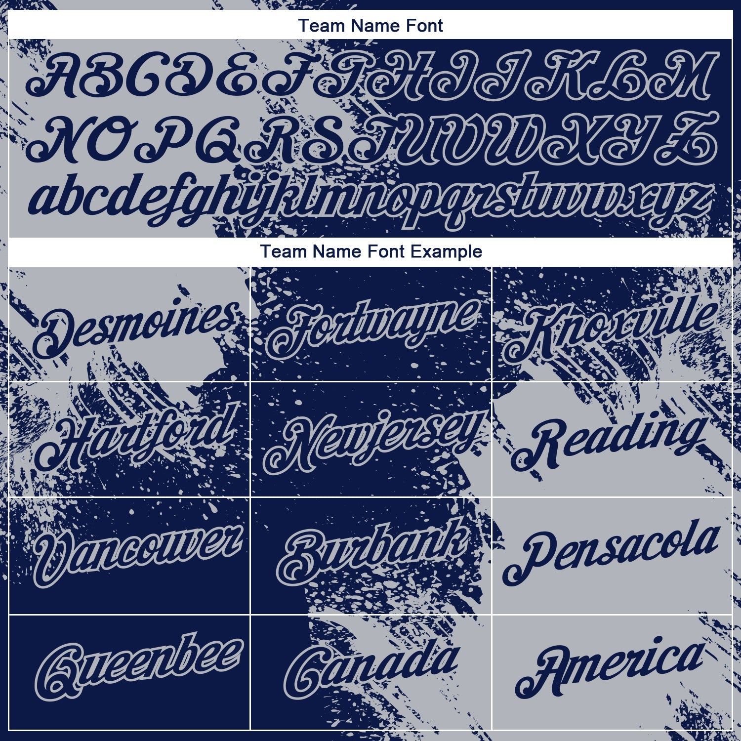 Custom Navy Gray 3D Pattern Design Abstract Brush Stroke Performance T-Shirt view 3