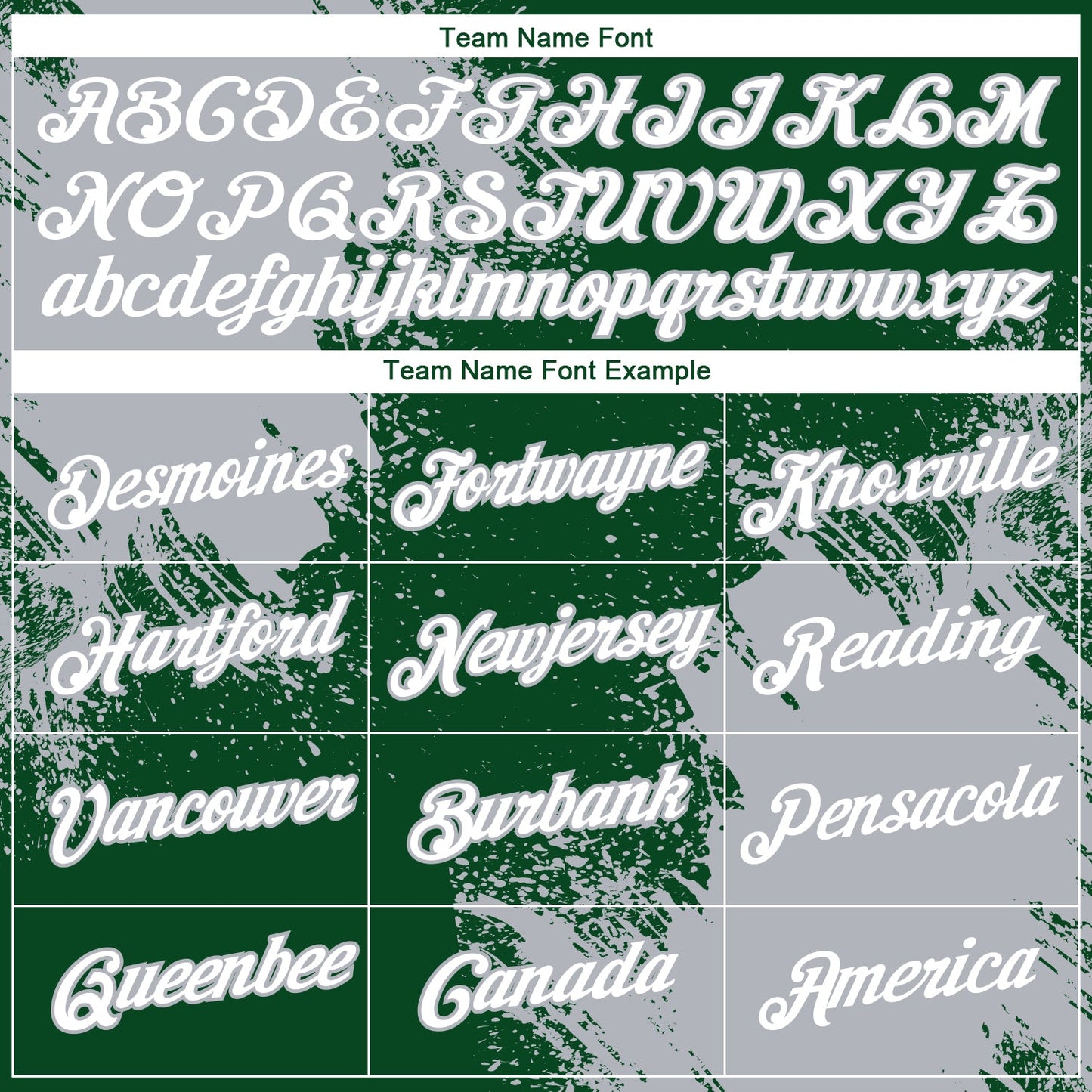 Custom Green White-Gray 3D Pattern Design Abstract Brush Stroke Performance T-Shirt view 3