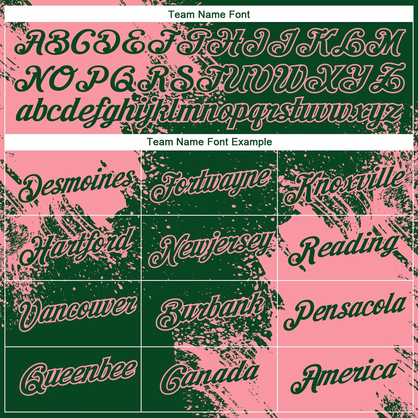 Custom Green Medium Pink 3D Pattern Design Abstract Brush Stroke Performance T-Shirt view 3