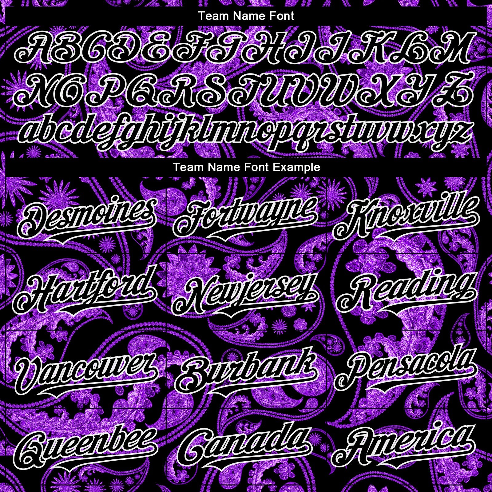 Custom Black Purple-White Rave Party Ethnic Paisley Bandana Authentic Baseball Jersey view 4