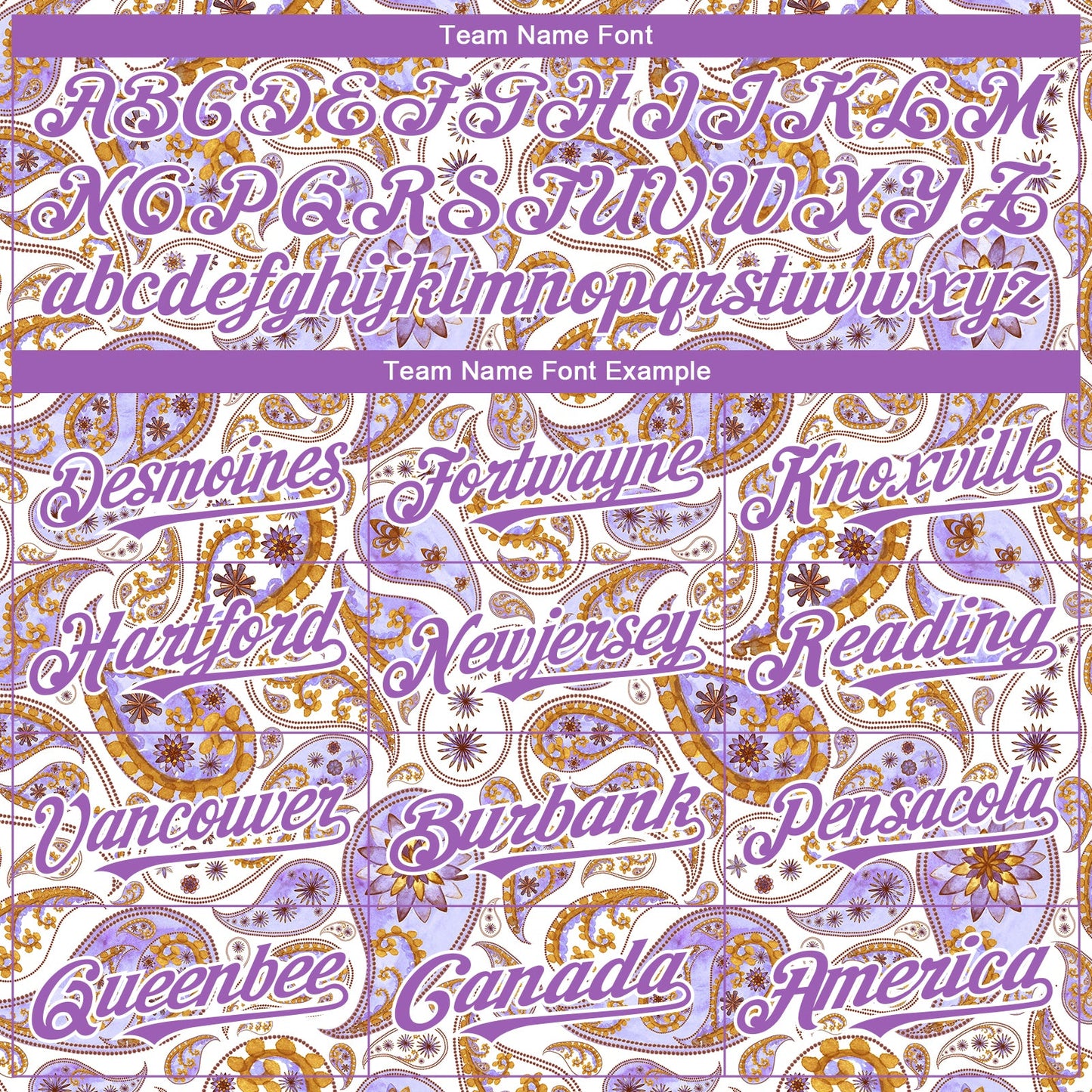Custom White Medium Purple Rave Party Ethnic Paisley Bandana Authentic Baseball Jersey view 4