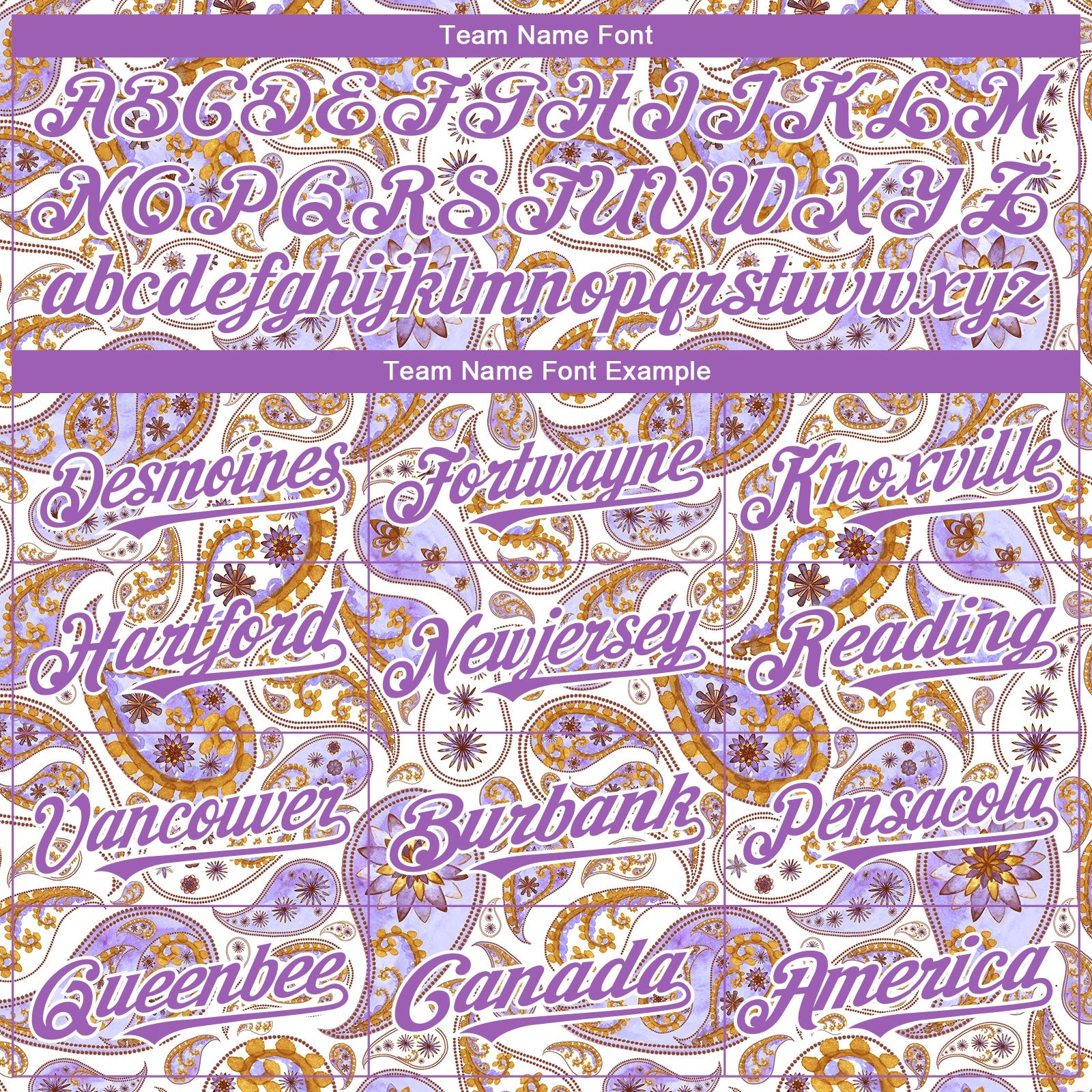 Custom White Medium Purple Rave Party Ethnic Paisley Bandana Authentic Baseball Jersey view 4