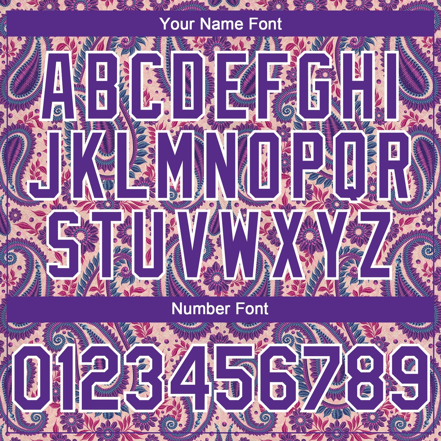 Custom Light Pink Purple-White Rave Party Ethnic Paisley Bandana Authentic Baseball Jersey view 5