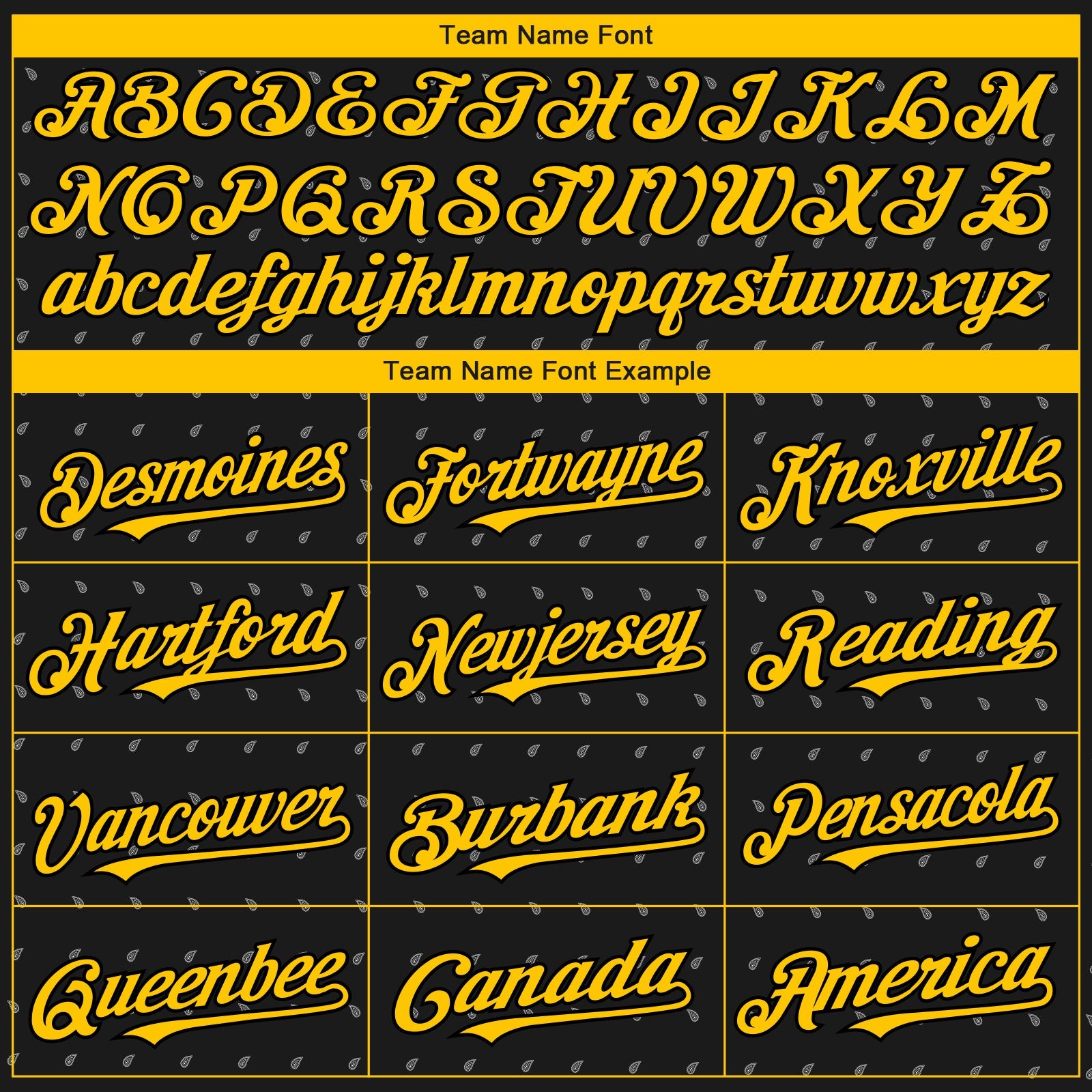 Custom Black Yellow Rave Party Ethnic Paisley Bandana Authentic Baseball Jersey view 4