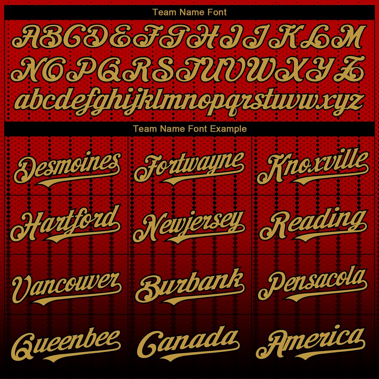 Custom Red Old Gold-Black 3D Pattern Design Gradient Geometric Shape Authentic Baseball Jersey view 4