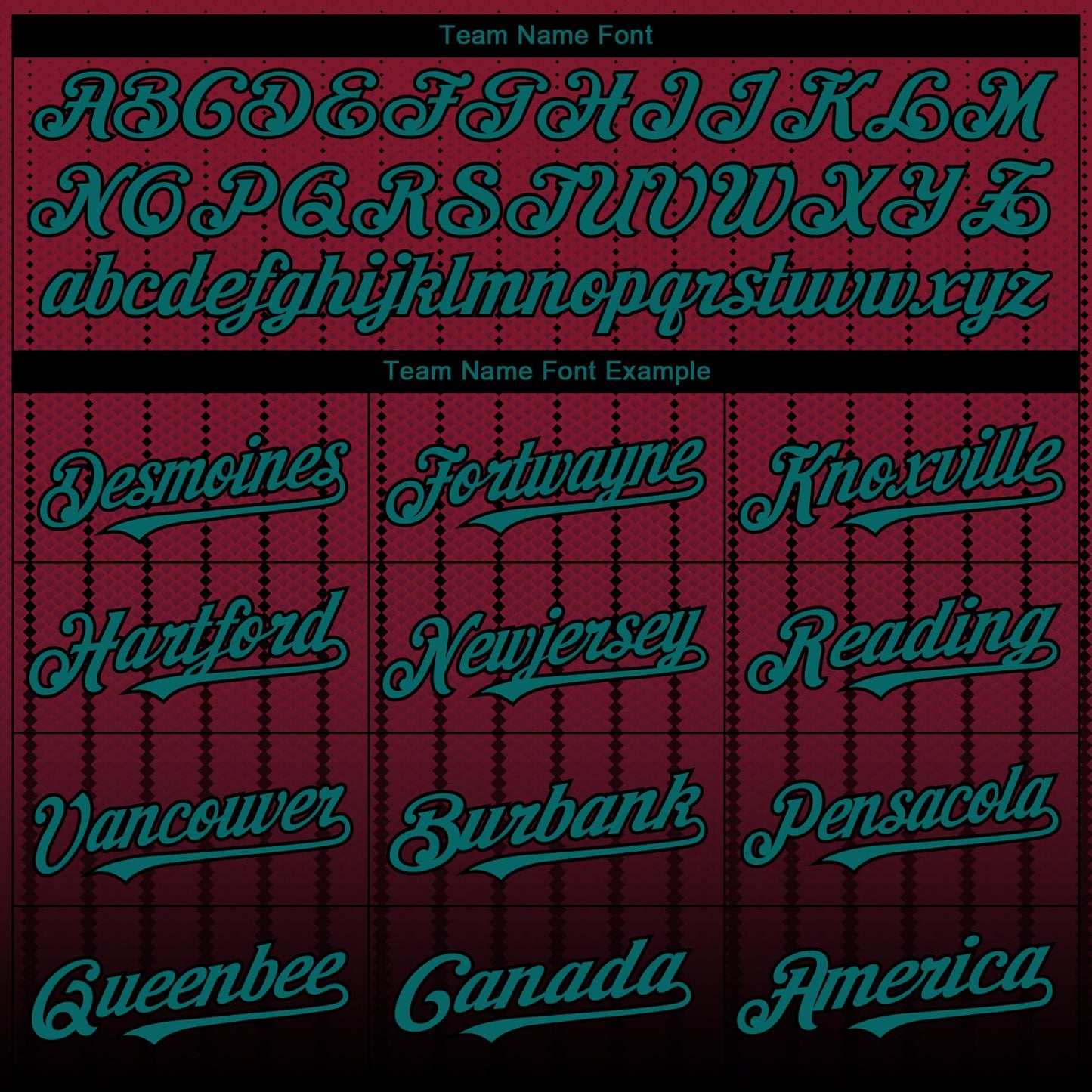 Custom Crimson Teal-Black 3D Pattern Design Gradient Geometric Shape Authentic Baseball Jersey view 4