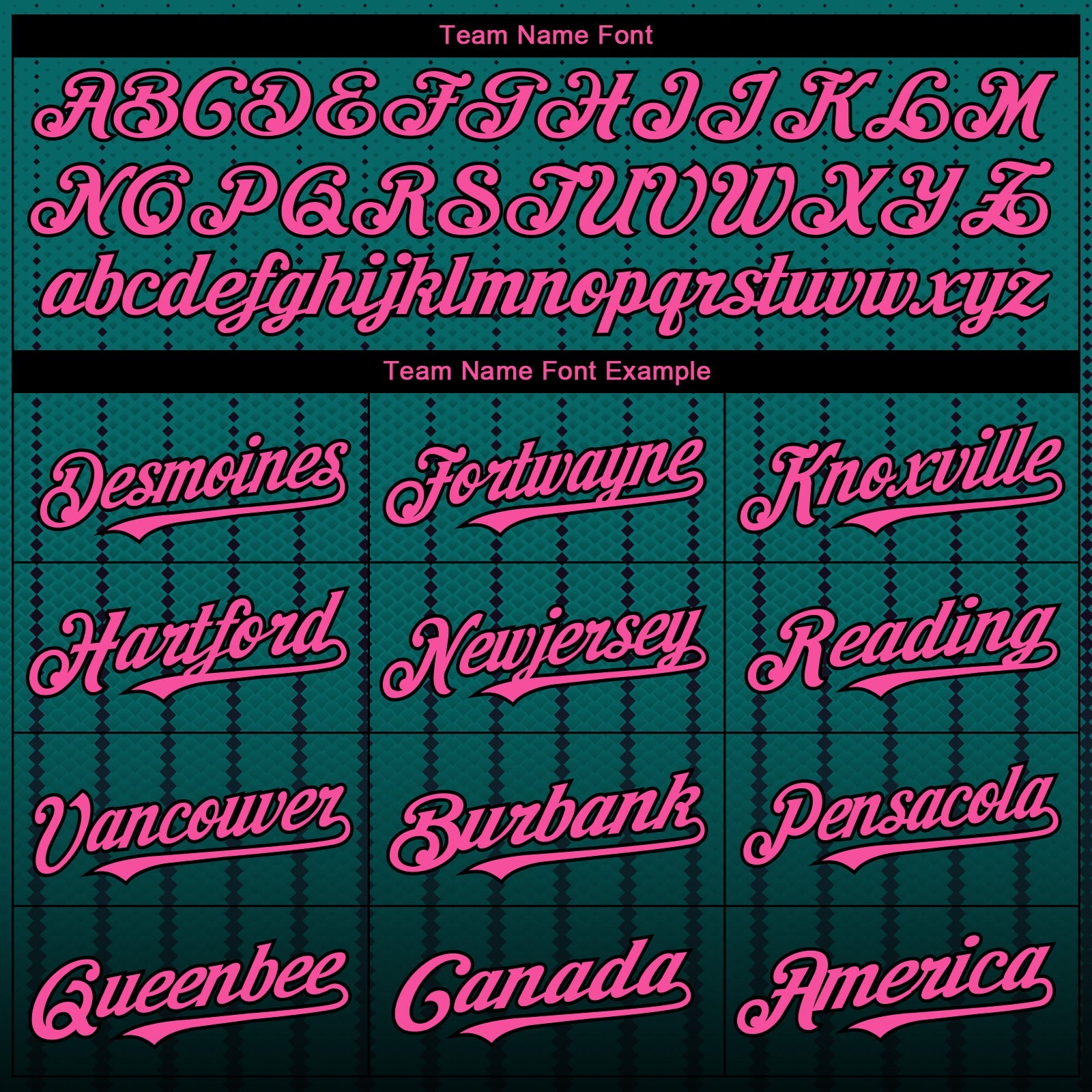 Custom Teal Pink-Black 3D Pattern Design Gradient Geometric Shape Authentic Baseball Jersey view 4