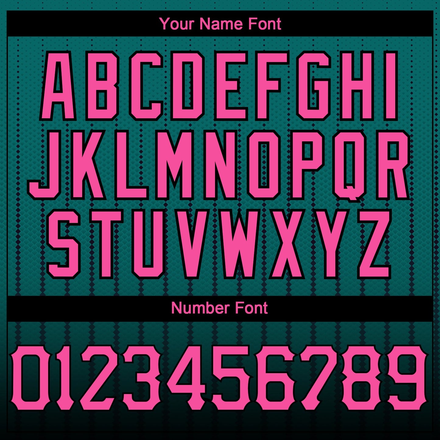 Custom Teal Pink-Black 3D Pattern Design Gradient Geometric Shape Authentic Baseball Jersey view 5