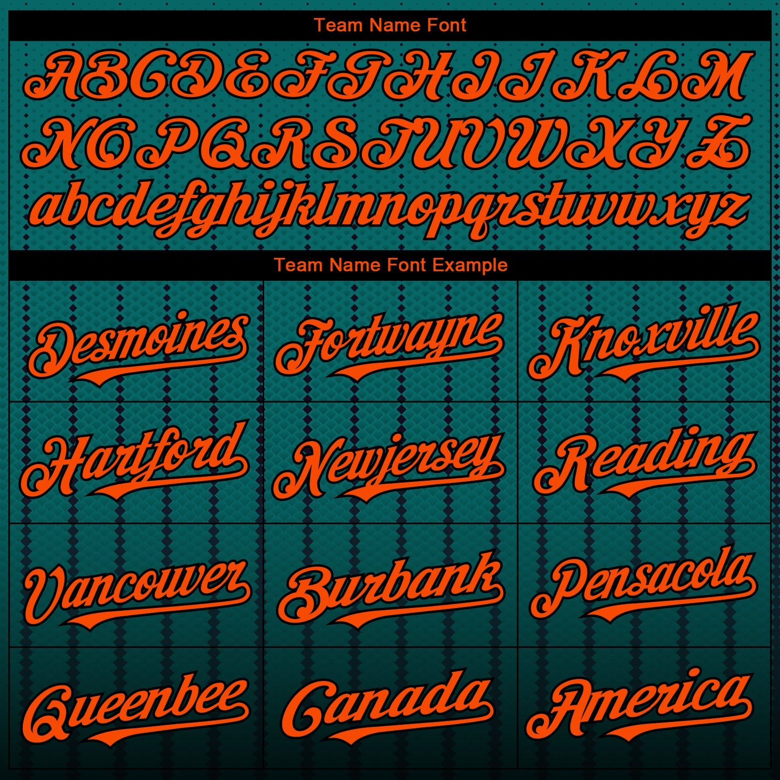 Custom Teal Orange-Black 3D Pattern Design Gradient Geometric Shape Authentic Baseball Jersey view 4