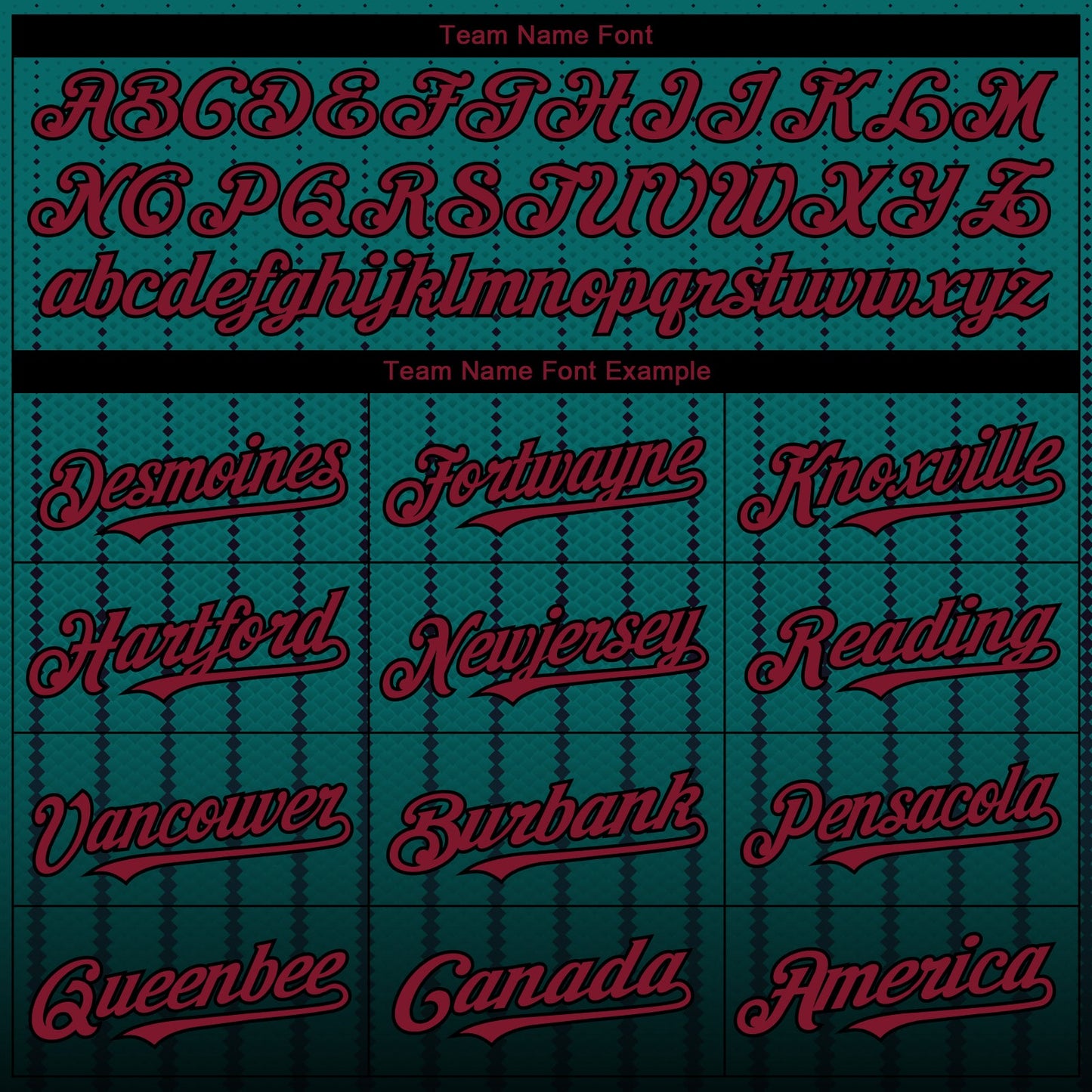 Custom Teal Crimson-Black 3D Pattern Design Gradient Geometric Shape Authentic Baseball Jersey view 4