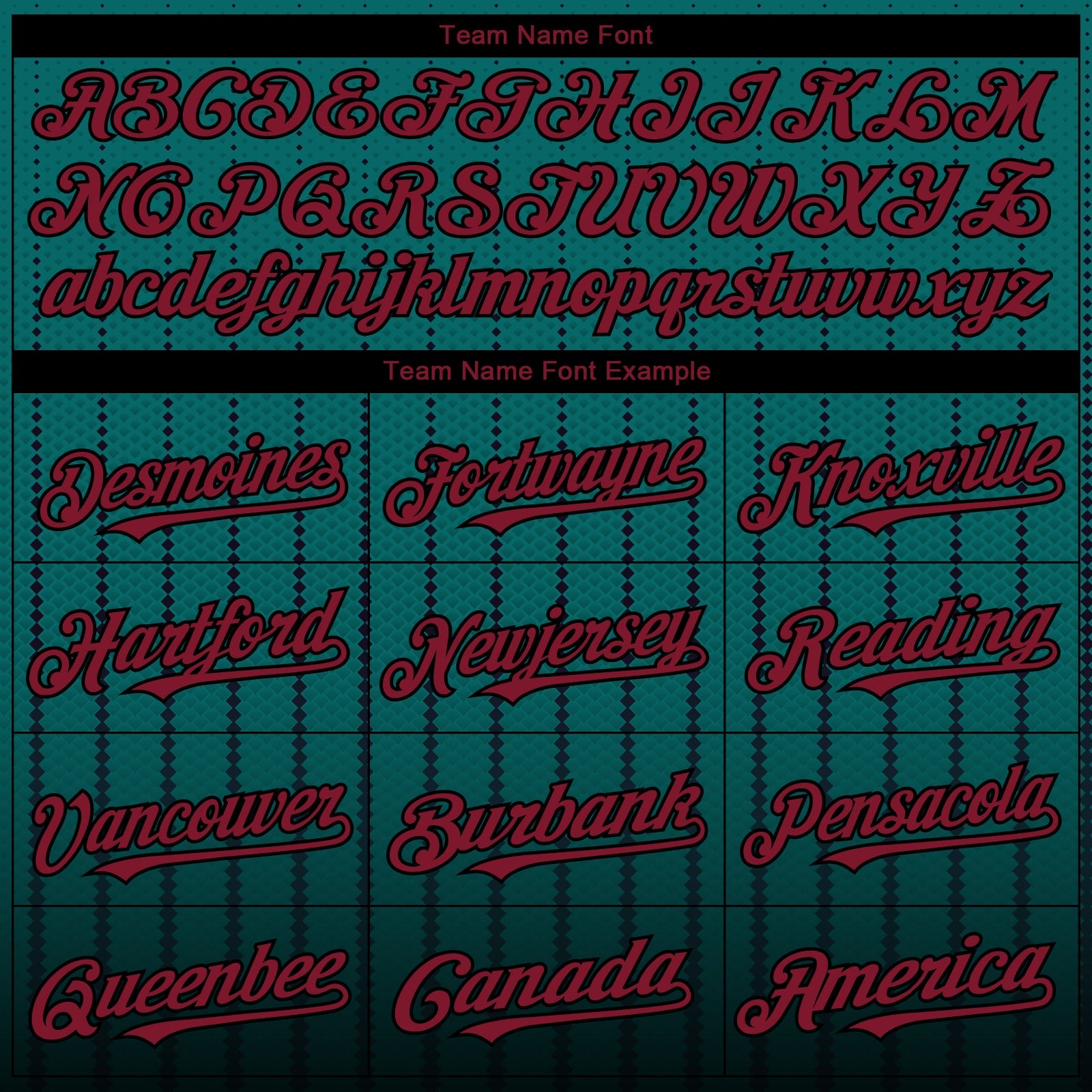 Custom Teal Crimson-Black 3D Pattern Design Gradient Geometric Shape Authentic Baseball Jersey view 4