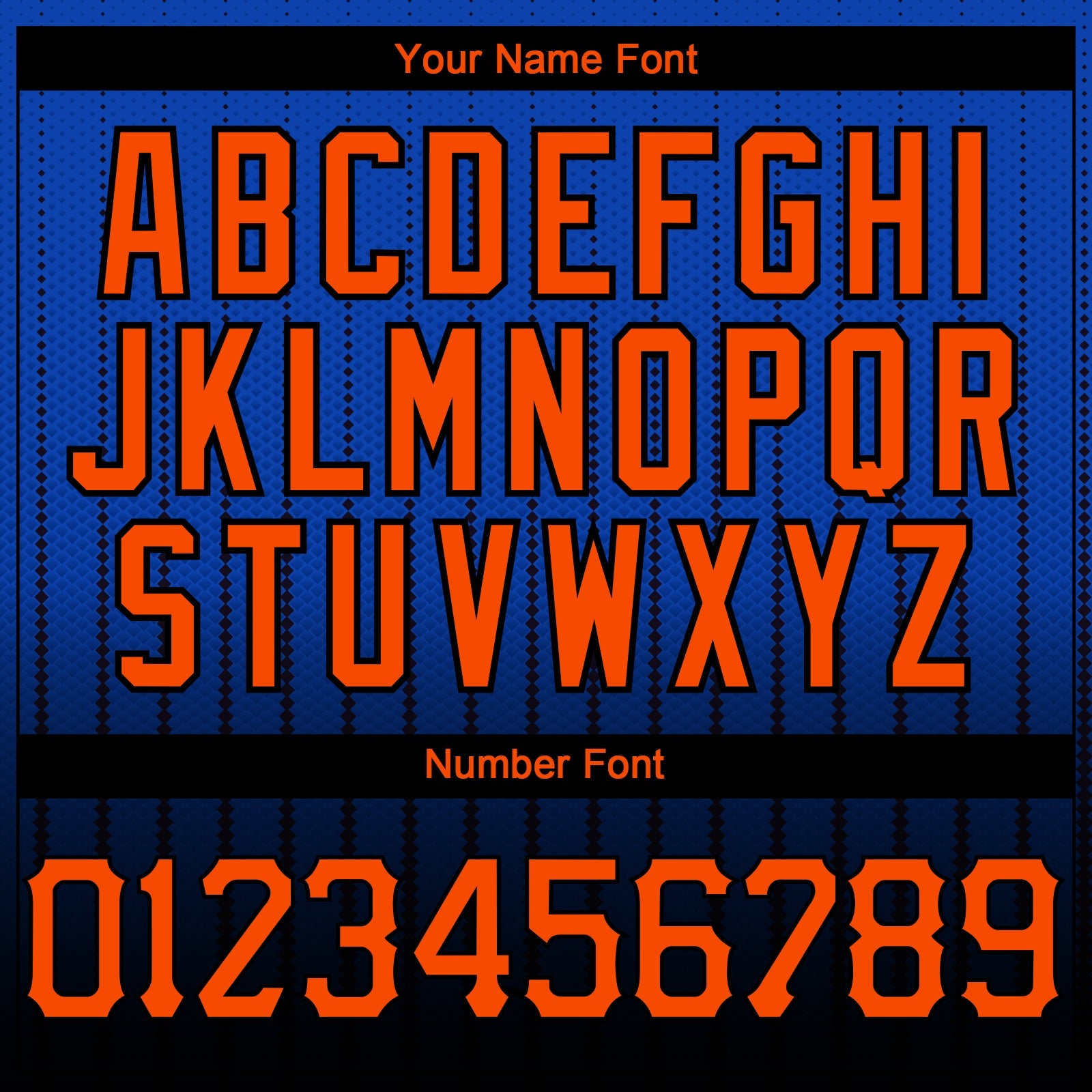 Custom Thunder Blue Orange-Black 3D Pattern Design Gradient Geometric Shape Authentic Baseball Jersey view 5