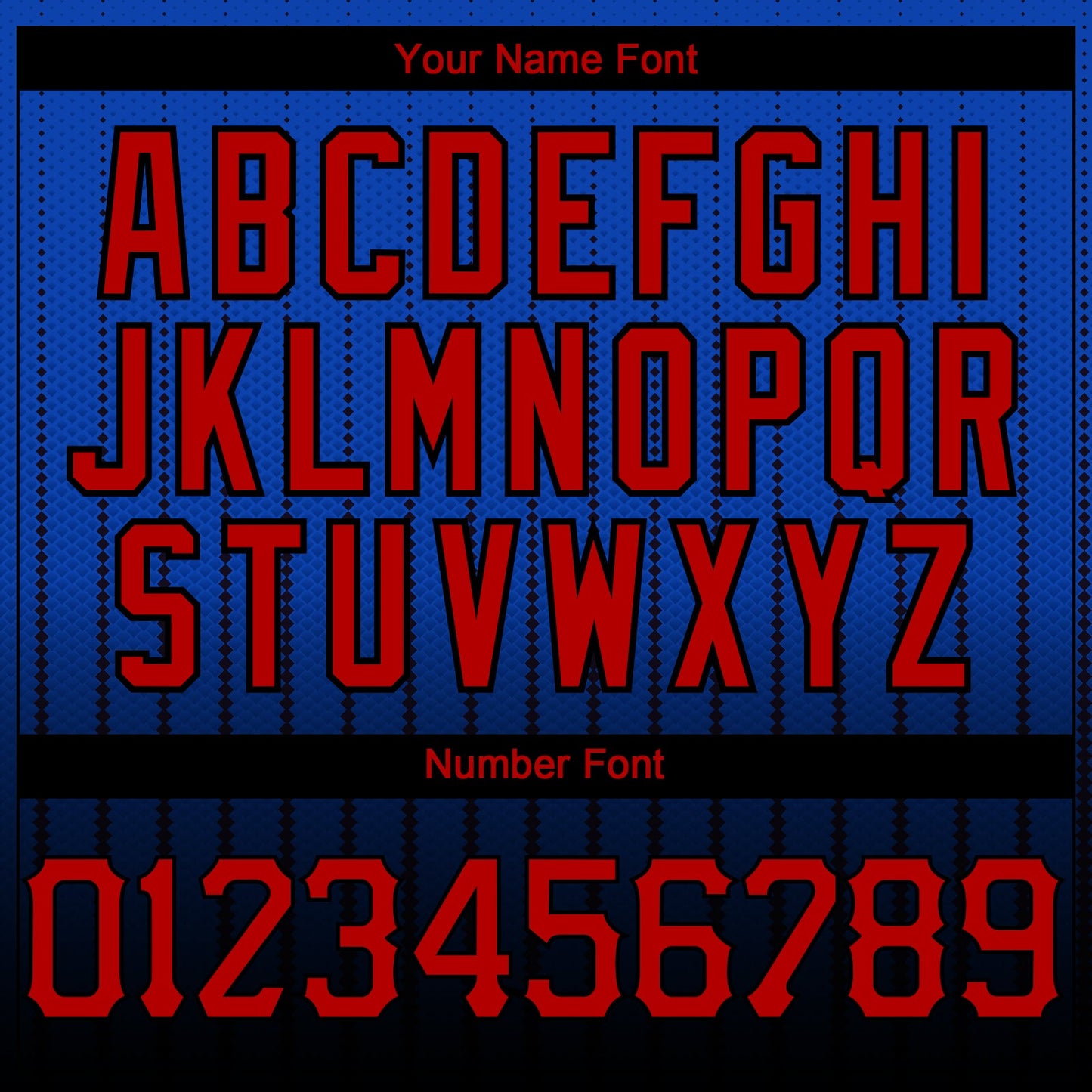 Custom Thunder Blue Red-Black 3D Pattern Design Gradient Geometric Shape Authentic Baseball Jersey view 5