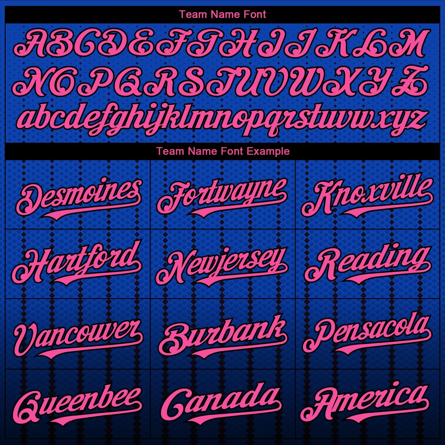 Custom Thunder Blue Pink-Black 3D Pattern Design Gradient Geometric Shape Authentic Baseball Jersey view 4