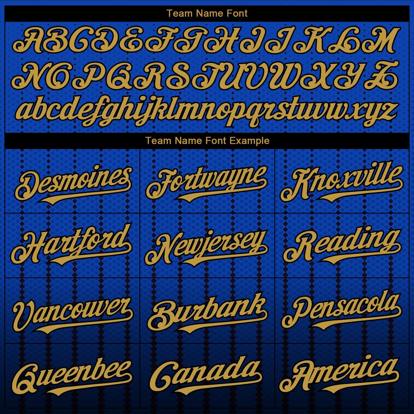 Custom Thunder Blue Old Gold-Black 3D Pattern Design Gradient Geometric Shape Authentic Baseball Jersey view 4