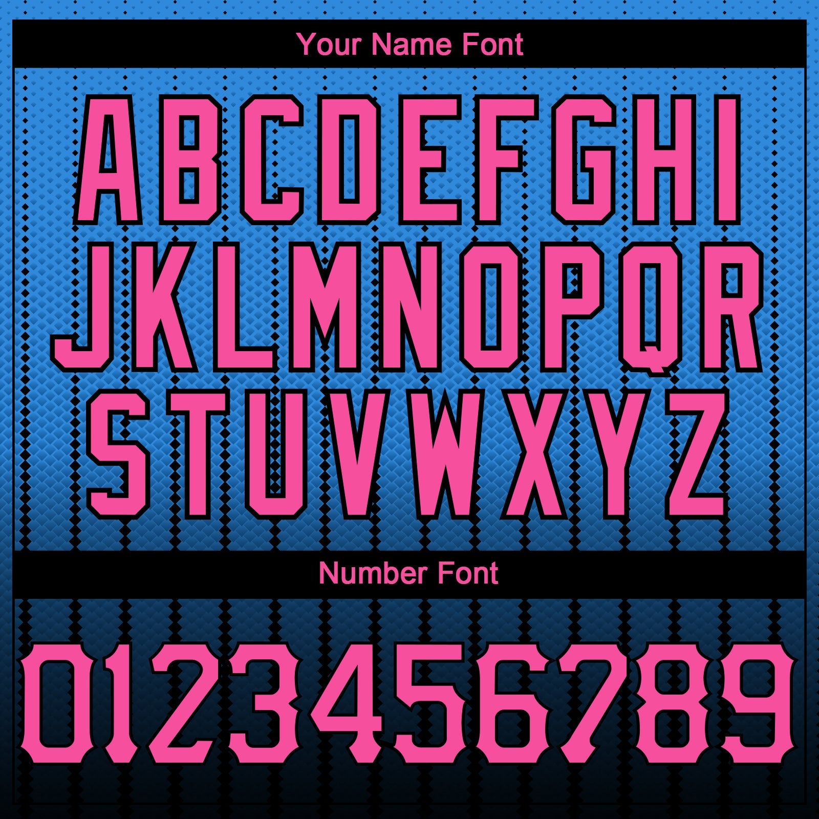 Custom Electric Blue Pink-Black 3D Pattern Design Gradient Geometric Shape Authentic Baseball Jersey view 5