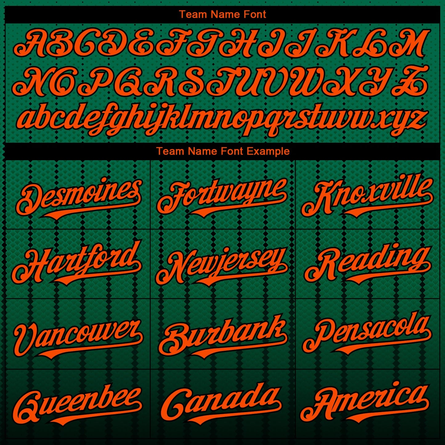 Custom Kelly Green Orange-Black 3D Pattern Design Gradient Geometric Shape Authentic Baseball Jersey view 4
