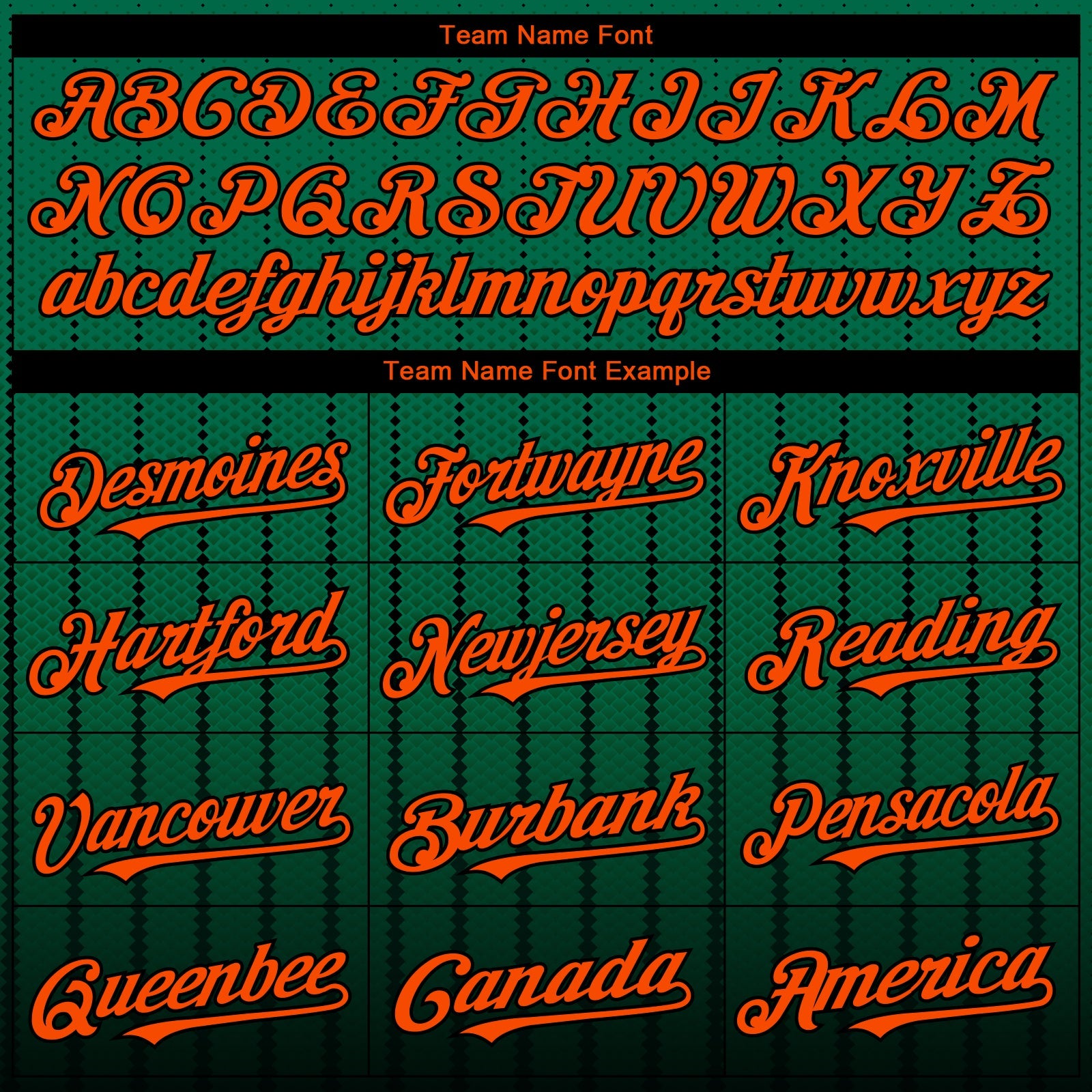 Custom Kelly Green Orange-Black 3D Pattern Design Gradient Geometric Shape Authentic Baseball Jersey view 4