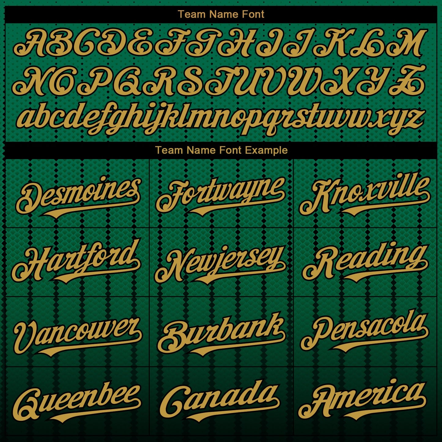Custom Kelly Green Old Gold-Black 3D Pattern Design Gradient Geometric Shape Authentic Baseball Jersey view 4