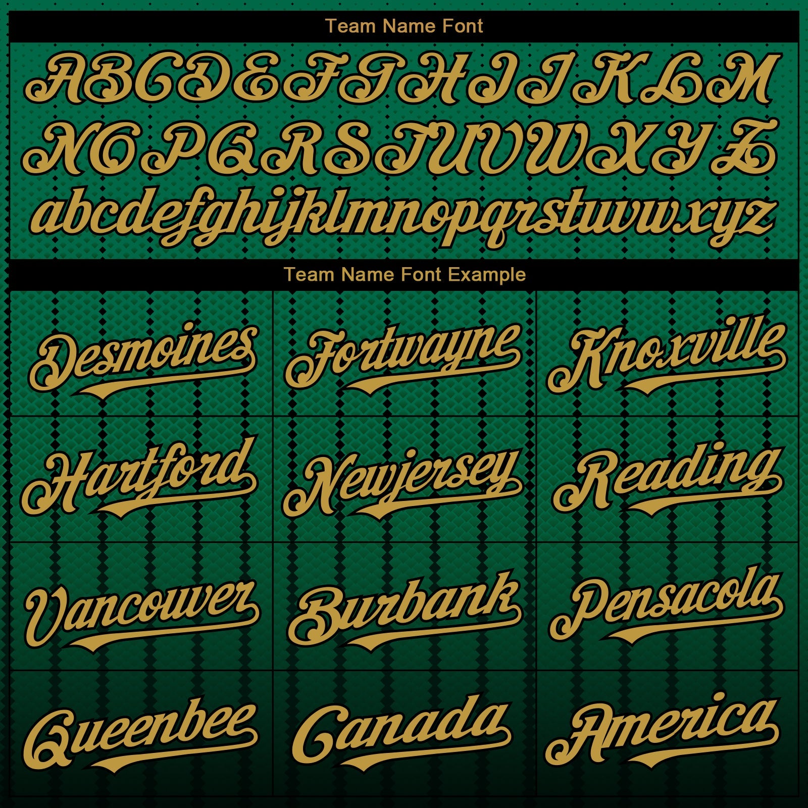 Custom Kelly Green Old Gold-Black 3D Pattern Design Gradient Geometric Shape Authentic Baseball Jersey view 4