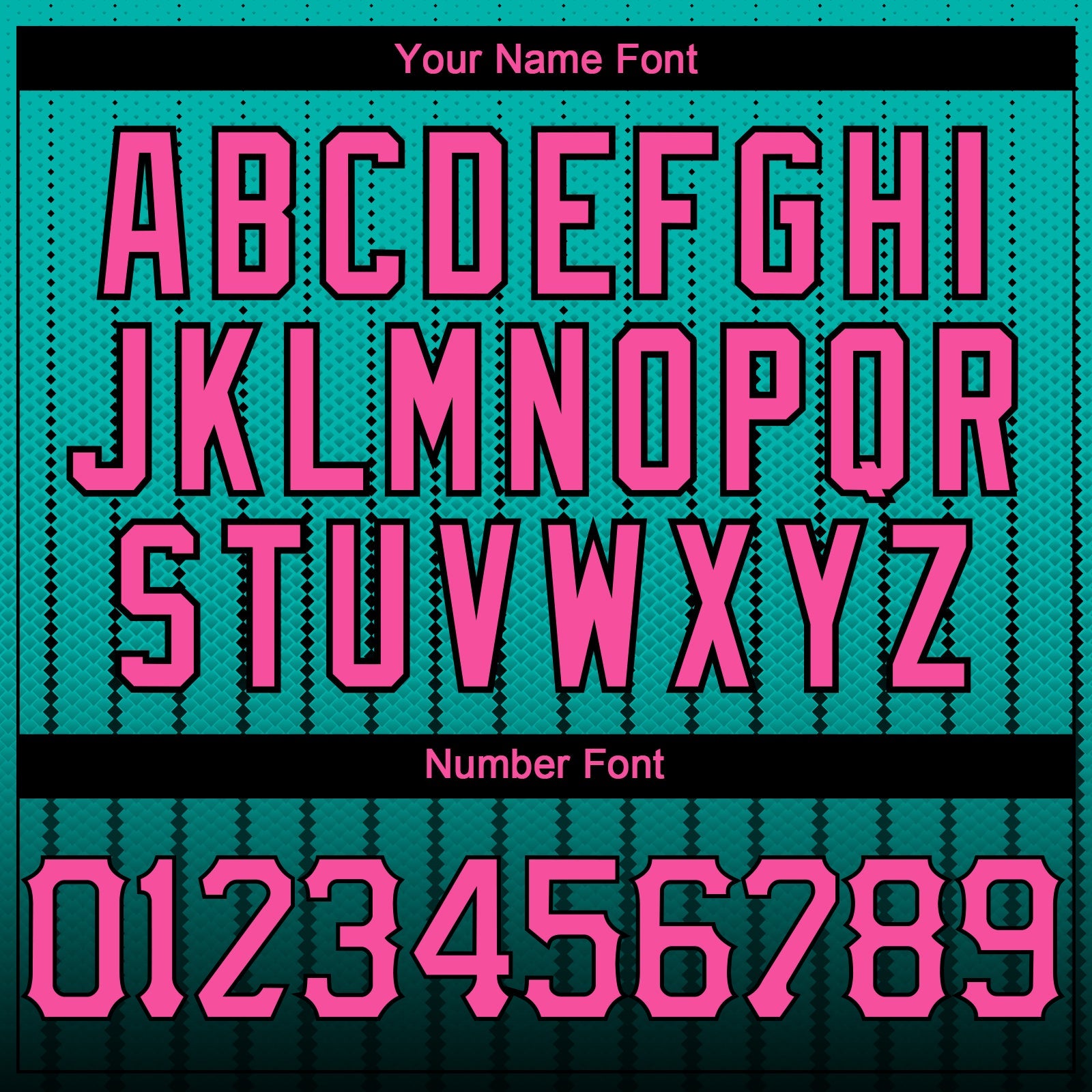 Custom Aqua Pink-Black 3D Pattern Design Gradient Geometric Shape Authentic Baseball Jersey view 5