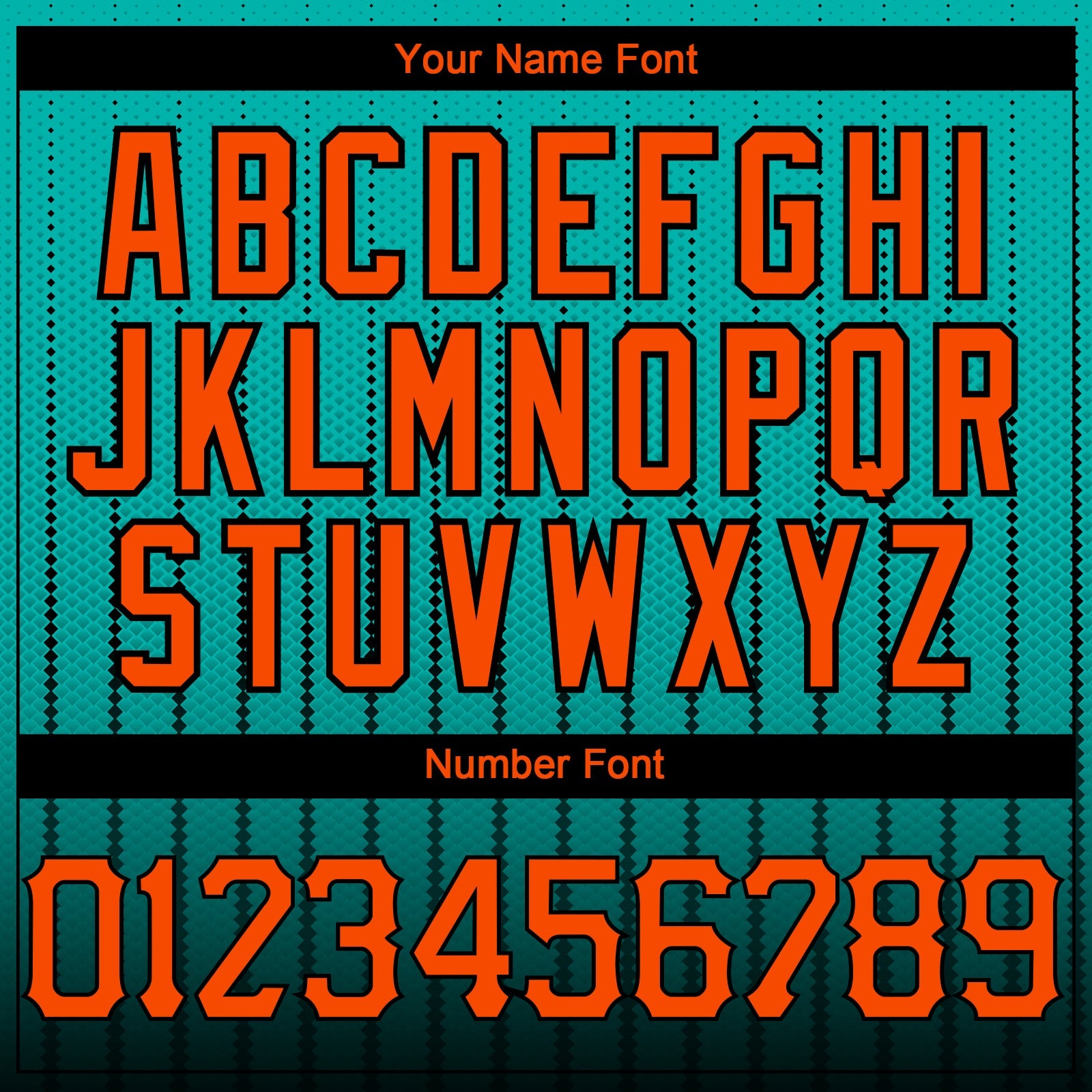 Custom Aqua Orange-Black 3D Pattern Design Gradient Geometric Shape Authentic Baseball Jersey view 5