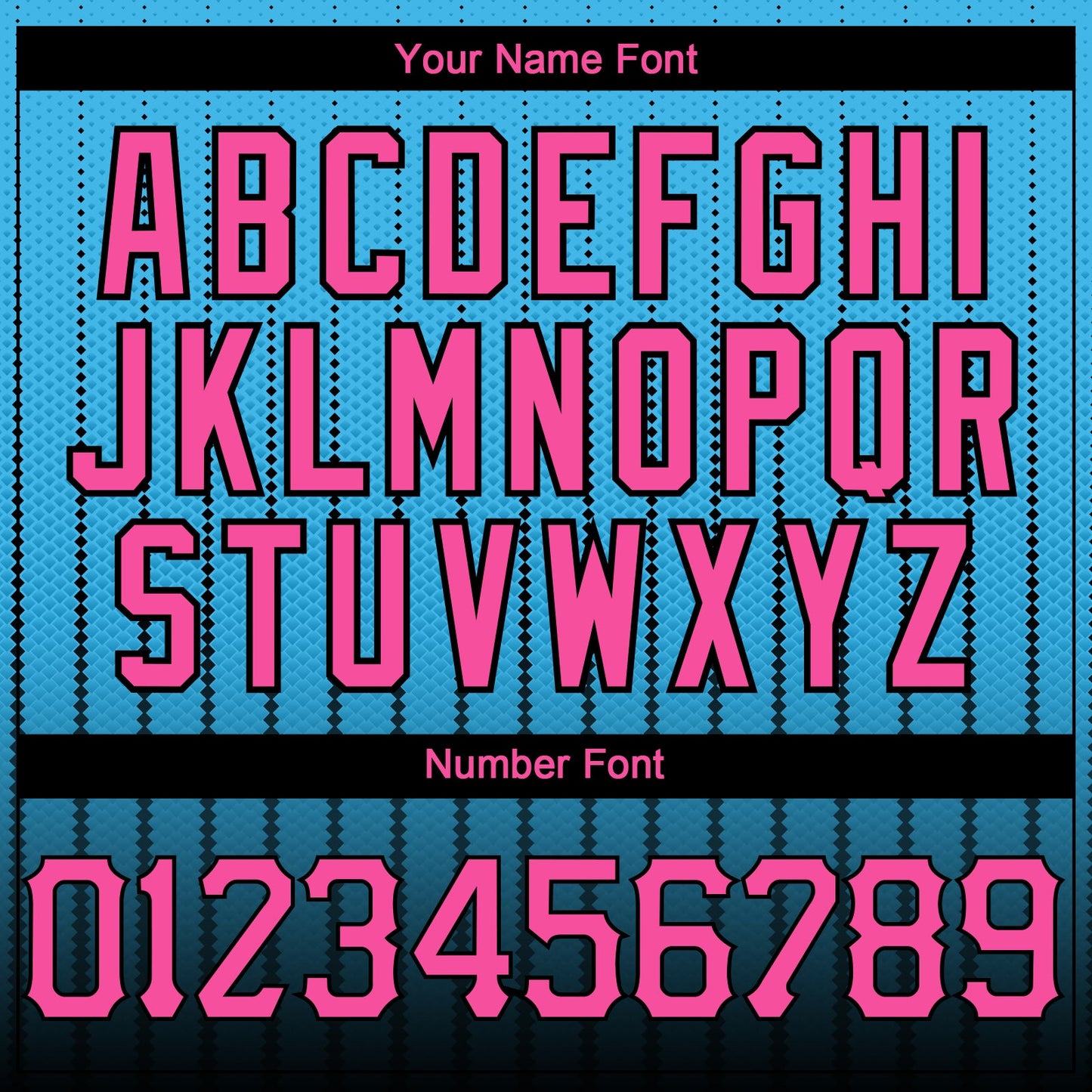 Custom Sky Blue Pink-Black 3D Pattern Design Gradient Geometric Shape Authentic Baseball Jersey view 5