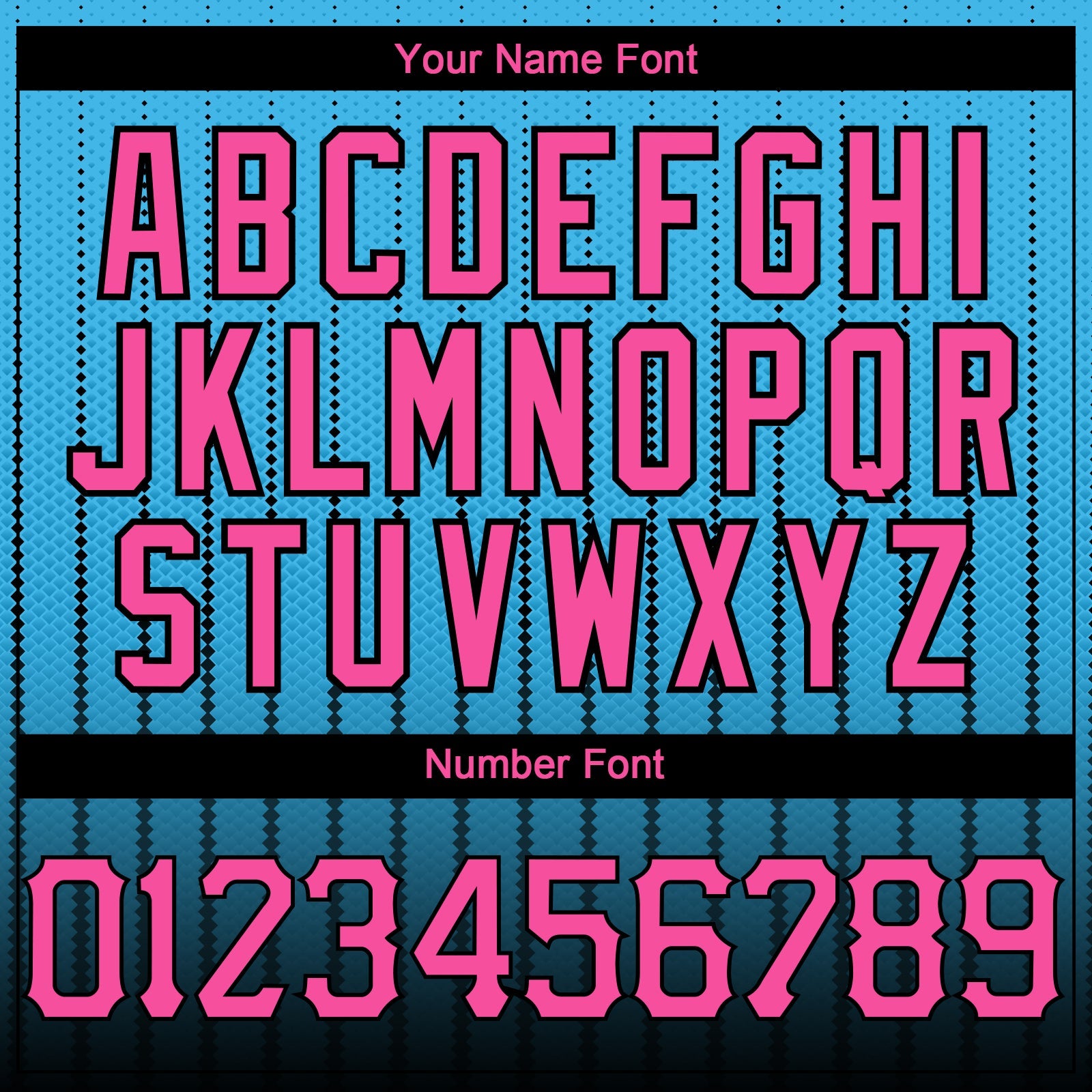 Custom Sky Blue Pink-Black 3D Pattern Design Gradient Geometric Shape Authentic Baseball Jersey view 5