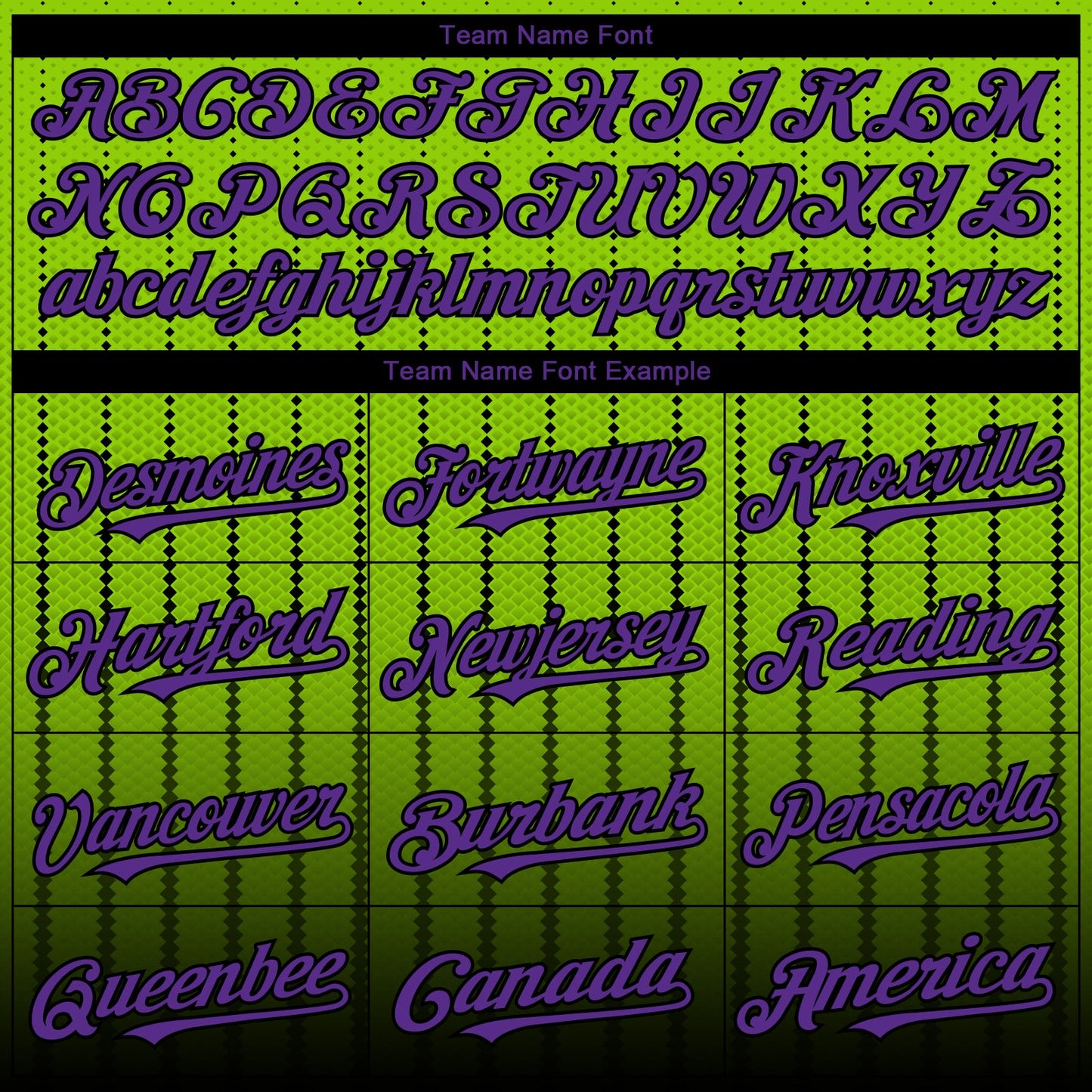 Custom Neon Green Purple-Black 3D Pattern Design Gradient Geometric Shape Authentic Baseball Jersey view 4