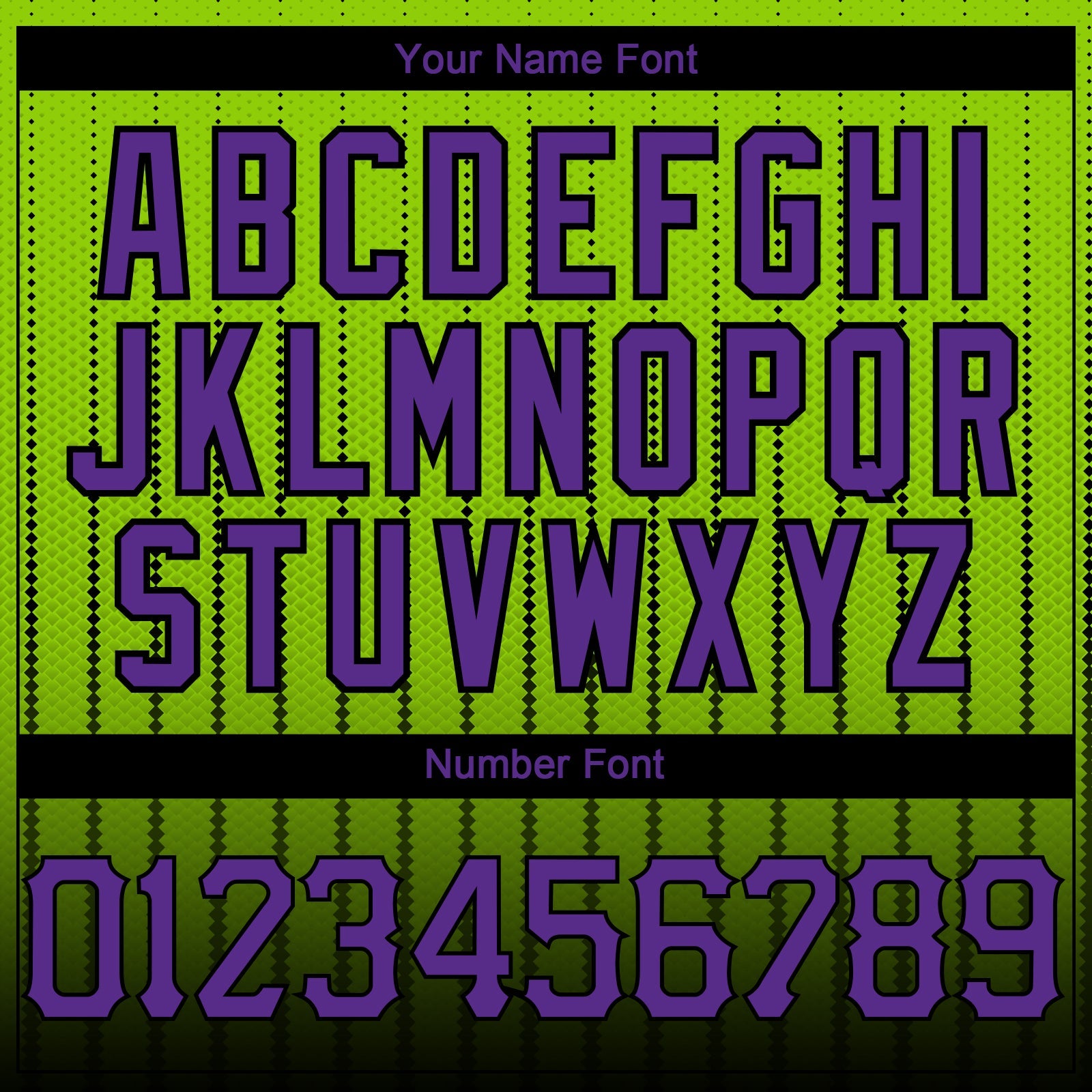 Custom Neon Green Purple-Black 3D Pattern Design Gradient Geometric Shape Authentic Baseball Jersey view 5