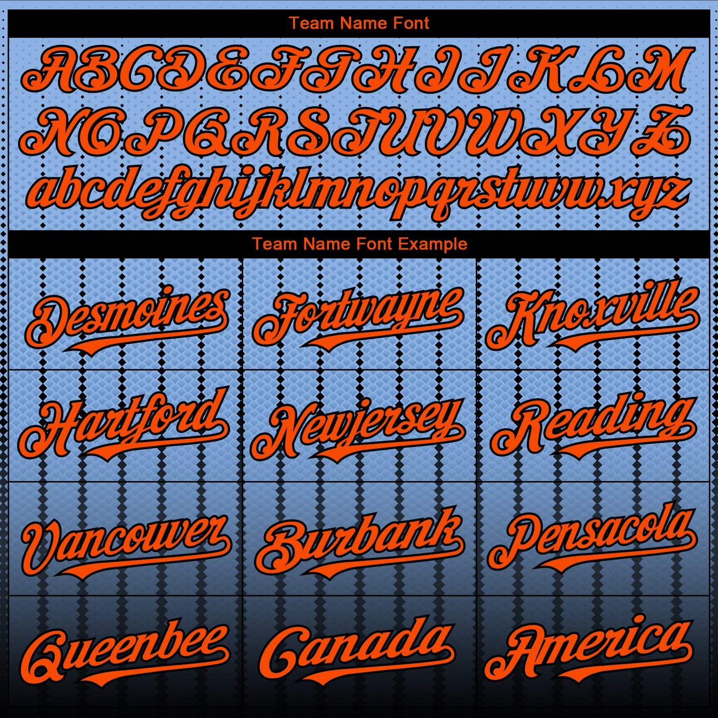 Custom Light Blue Orange-Black 3D Pattern Design Gradient Geometric Shape Authentic Baseball Jersey view 4