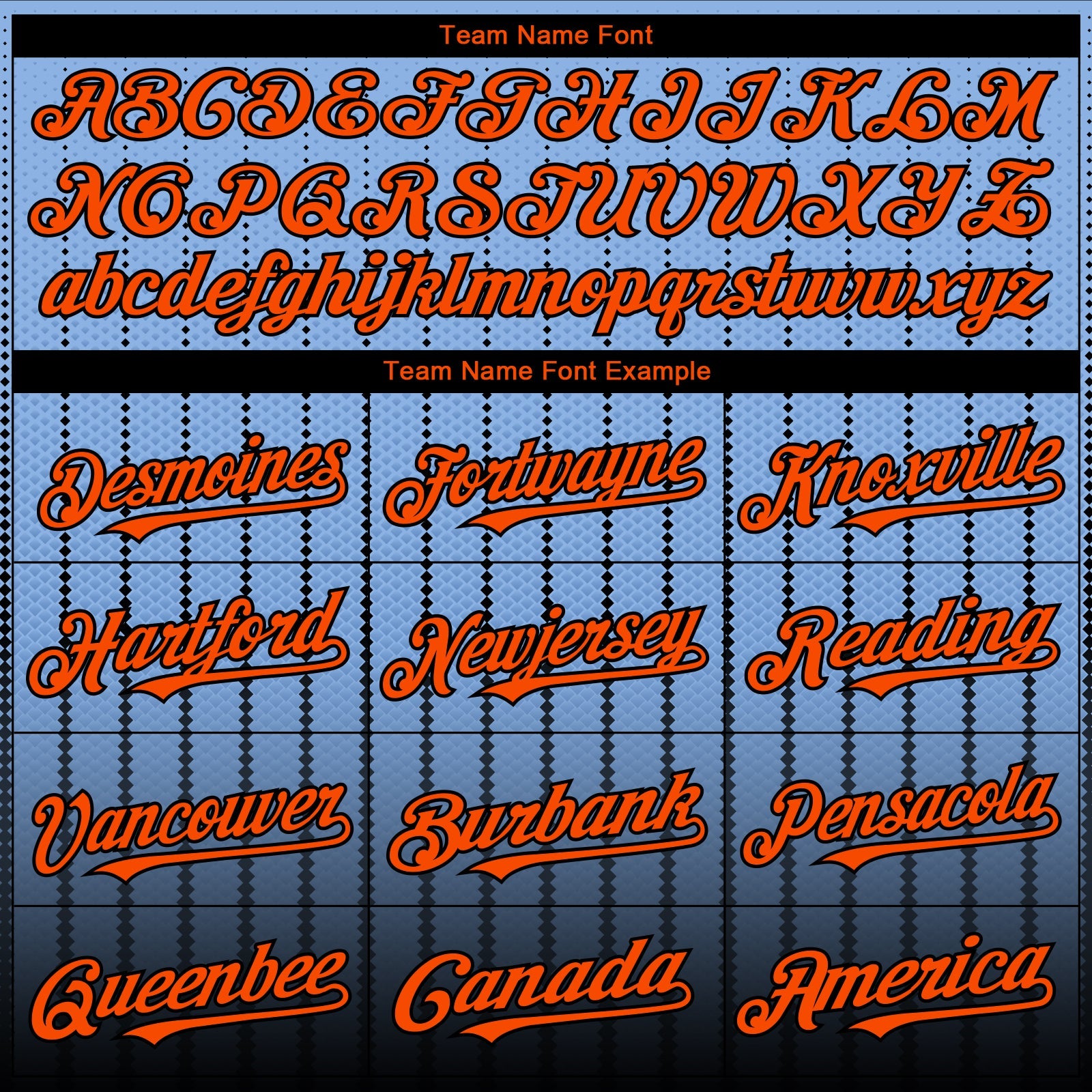 Custom Light Blue Orange-Black 3D Pattern Design Gradient Geometric Shape Authentic Baseball Jersey view 4