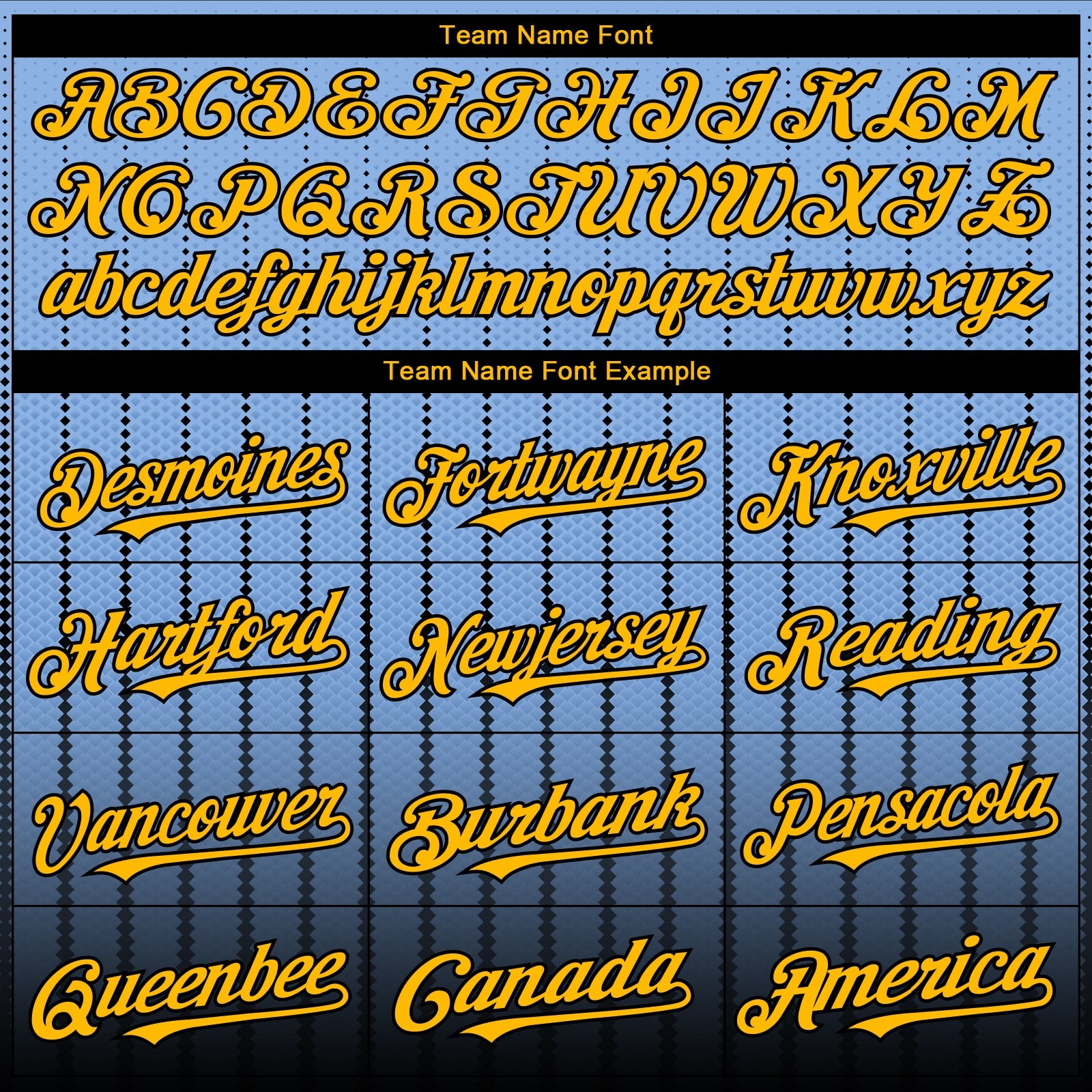 Custom Light Blue Gold-Black 3D Pattern Design Gradient Geometric Shape Authentic Baseball Jersey view 4