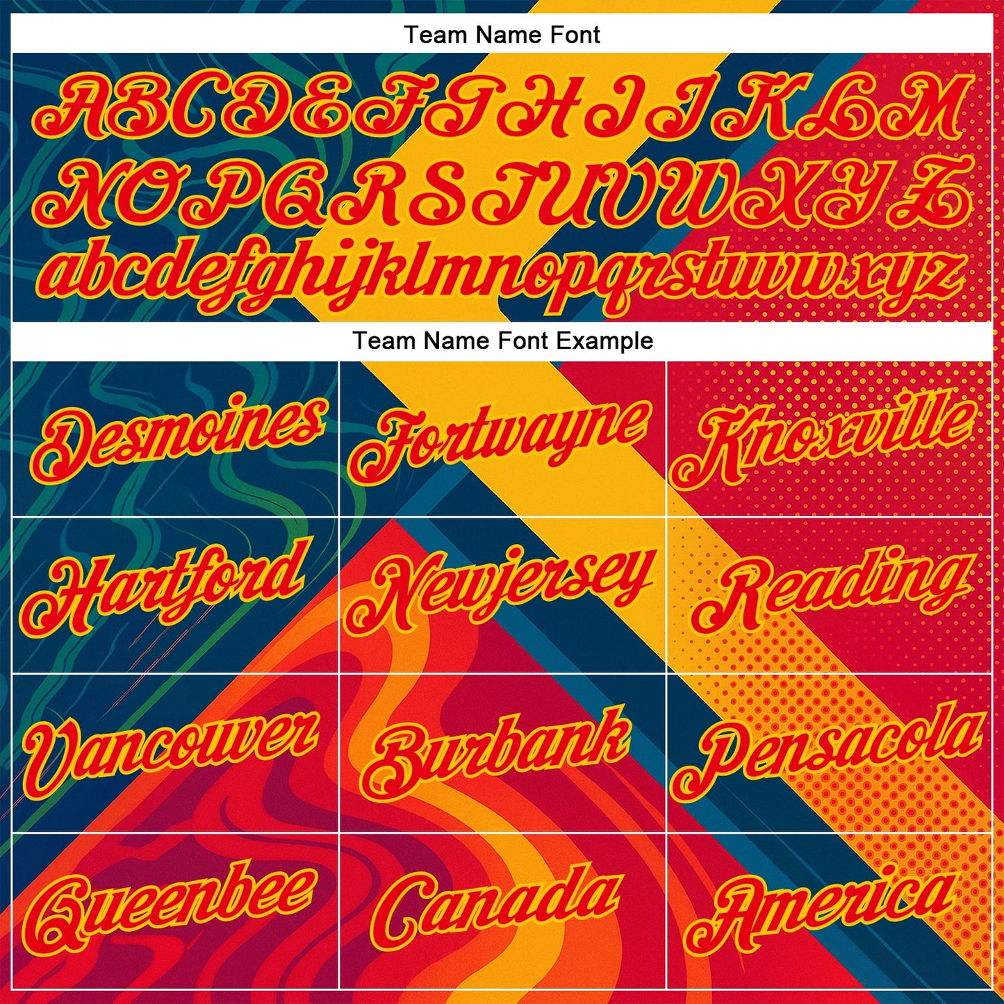 Custom Yellow Fire Red-Blue 3D Pattern Design Spain Marble Sportswear Performance T-Shirt view 3