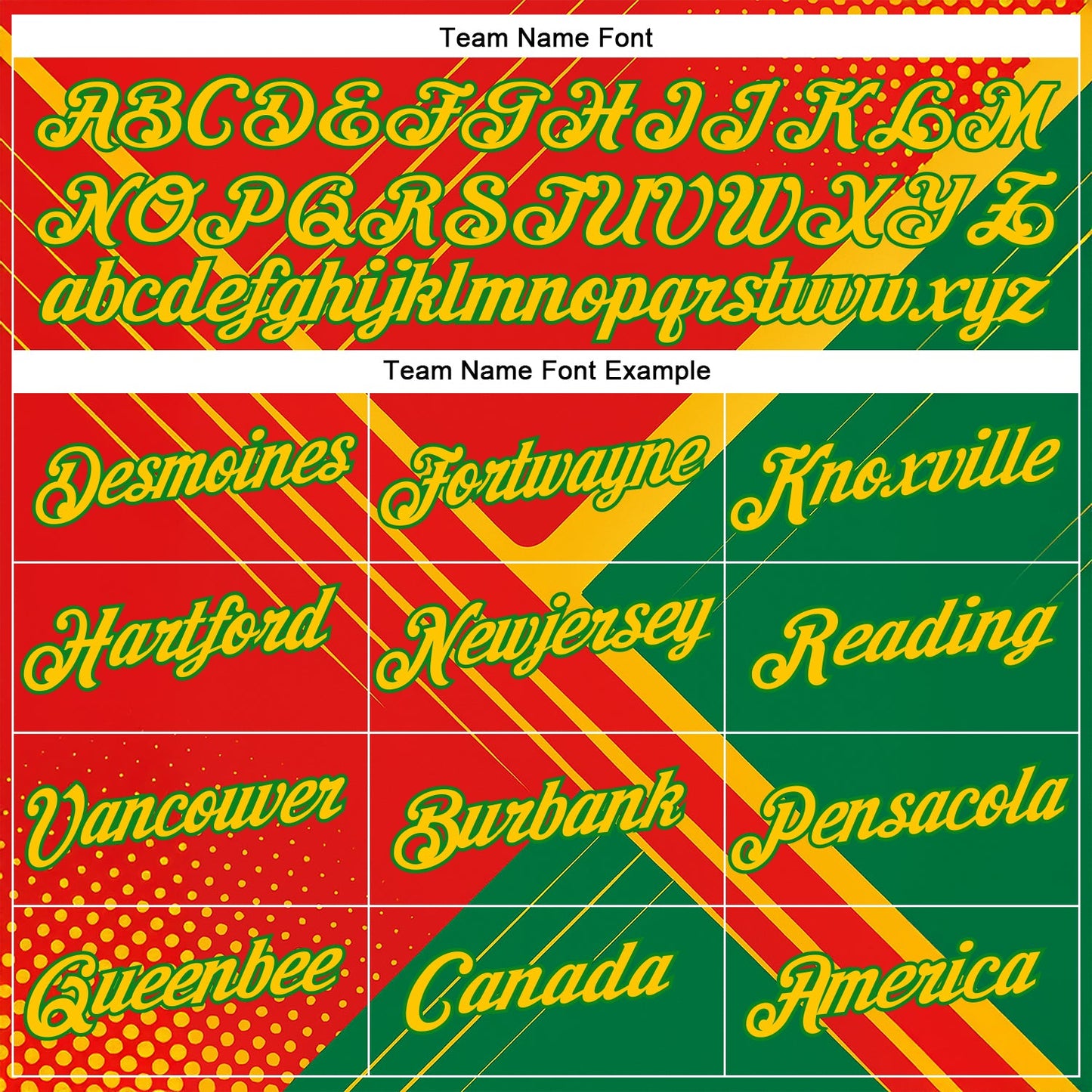 Custom Red Yellow-Grass Green 3D Pattern Design Mexico Brazil Sportswear Performance T-Shirt view 3