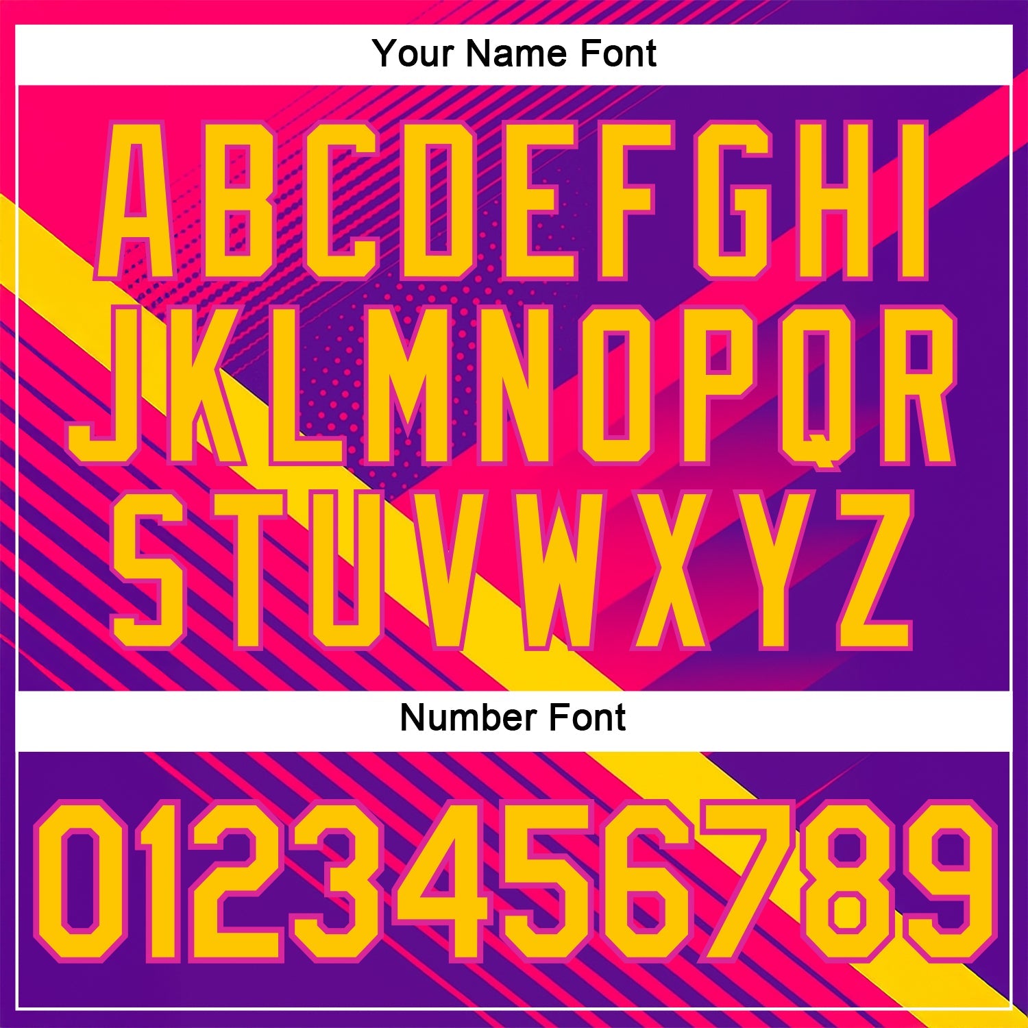 Custom Pink Yellow Purple-Deep Pink 3D Pattern Design Gradient Neon Sportswear Performance T-Shirt view 4