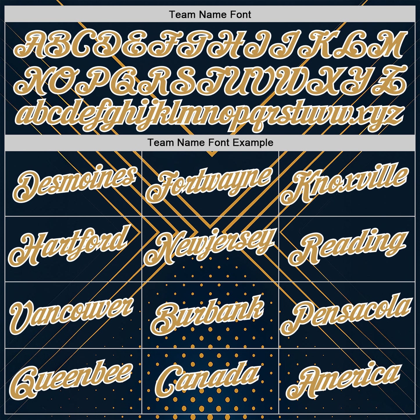 Custom Navy Old Gold-White 3D Pattern Design Geometric Shape Sportswear Performance T-Shirt view 3