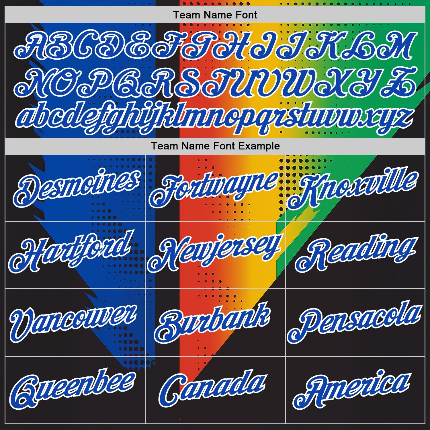 Custom Black Thunder Blue Red Yellow-Green 3D Pattern Design Gradient Africa Sportswear Performance T-Shirt view 3