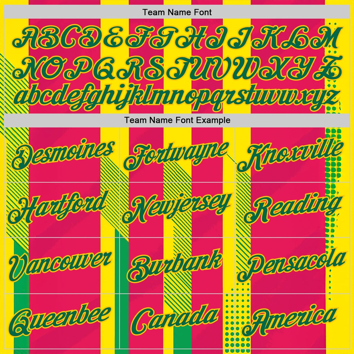 Custom Yellow Kelly Green-Pink 3D Pattern Design Mexico Spain Sportswear Performance T-Shirt view 3