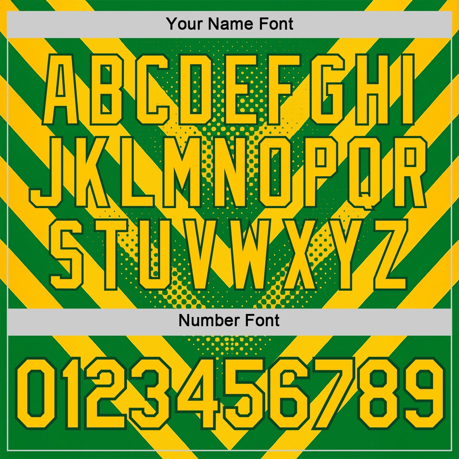 Custom Green Yellow 3D Pattern Design Brazil Africa Sportswear Performance T-Shirt view 4