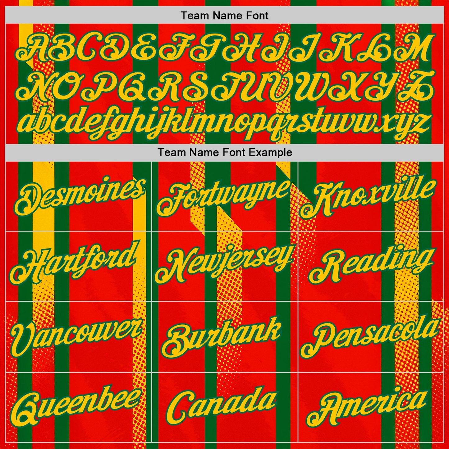Custom Red Yellow-Kelly Green 3D Pattern Design Mexico Africa Sportswear Performance T-Shirt view 3