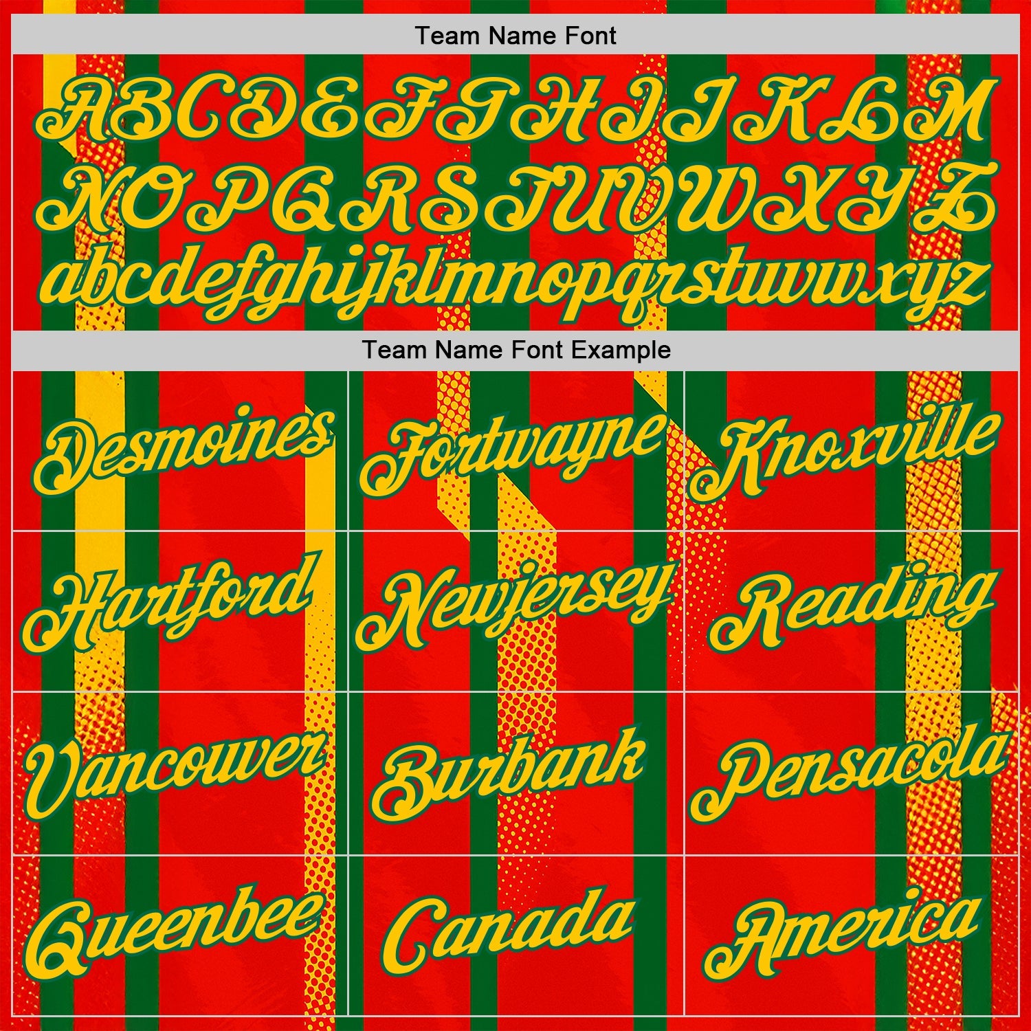 Custom Red Yellow-Kelly Green 3D Pattern Design Mexico Africa Sportswear Performance T-Shirt view 3