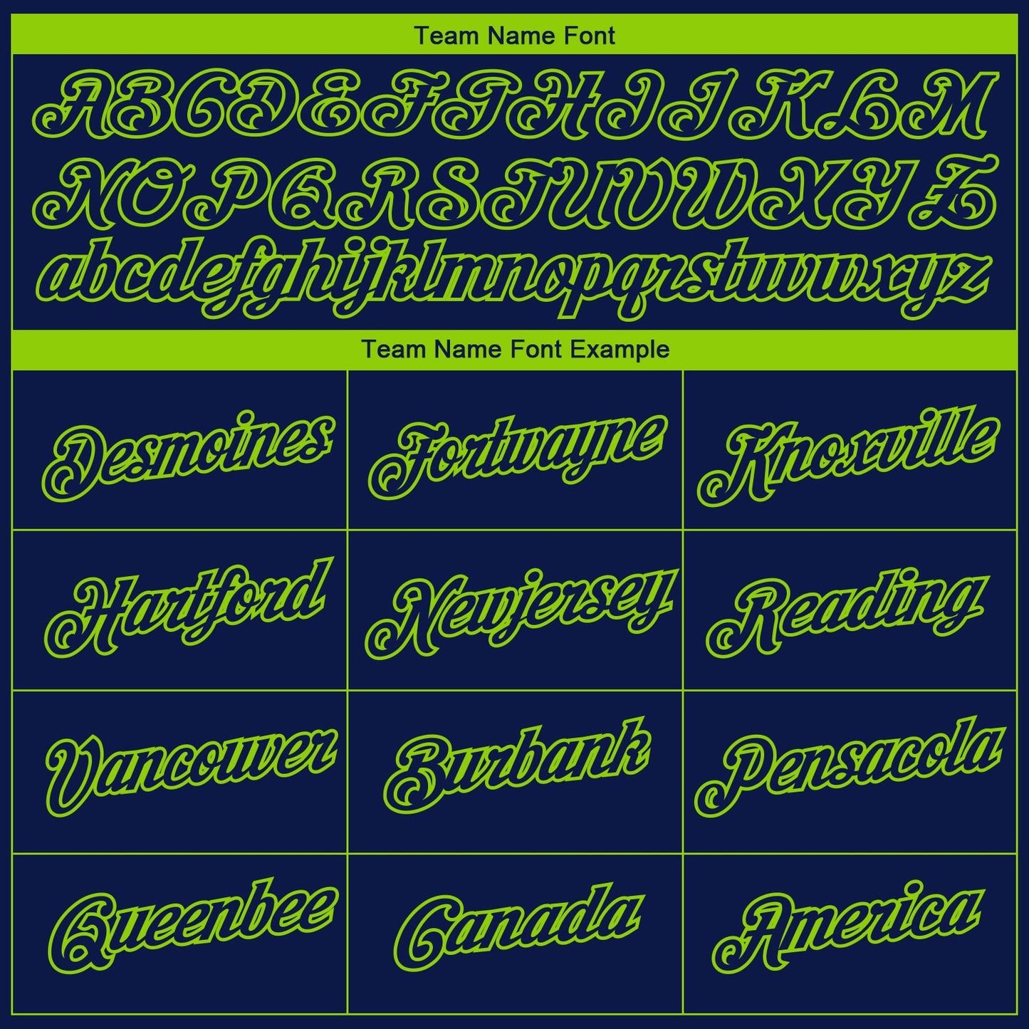 Custom Navy Neon Green 3D Seattle City Edition Fade Fashion Performance T-Shirt view 3