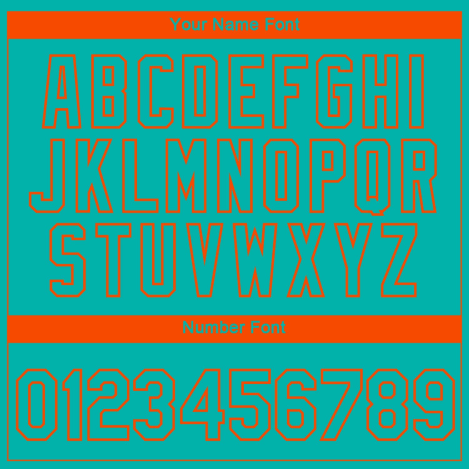 Custom Aqua Orange 3D Miami City Edition Fade Fashion Performance T-Shirt view 4