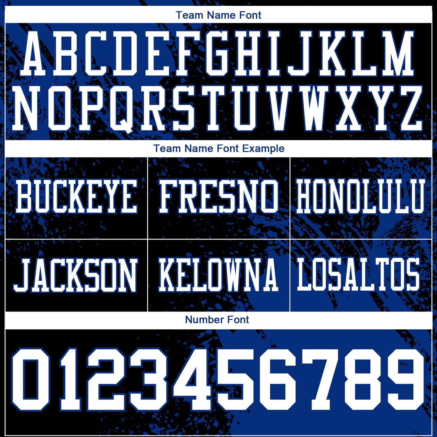 Custom Black White-Royal 3D Pattern Abstract Brush Stroke Authentic Football Jersey view 3