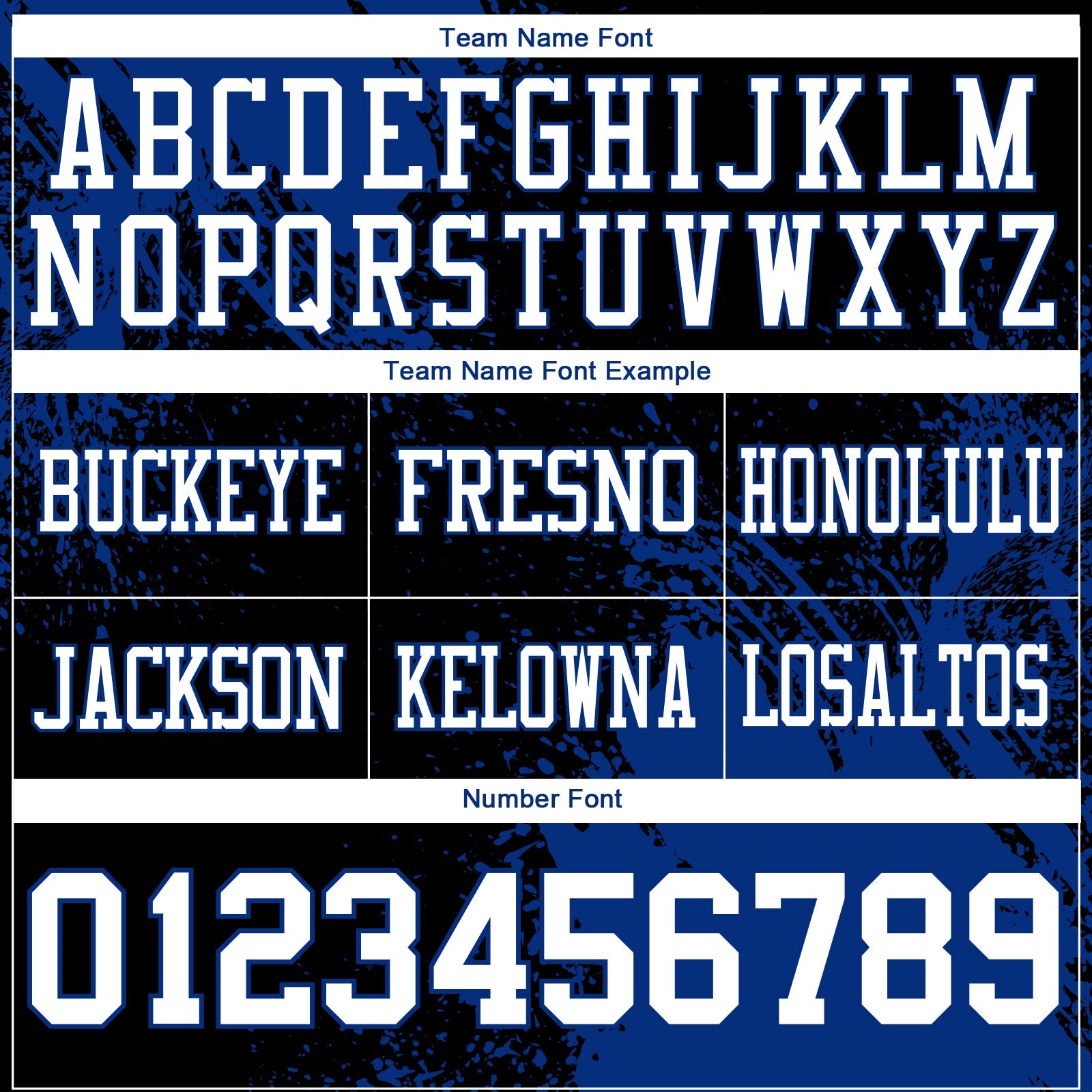 Custom Black White-Royal 3D Pattern Abstract Brush Stroke Authentic Football Jersey view 3