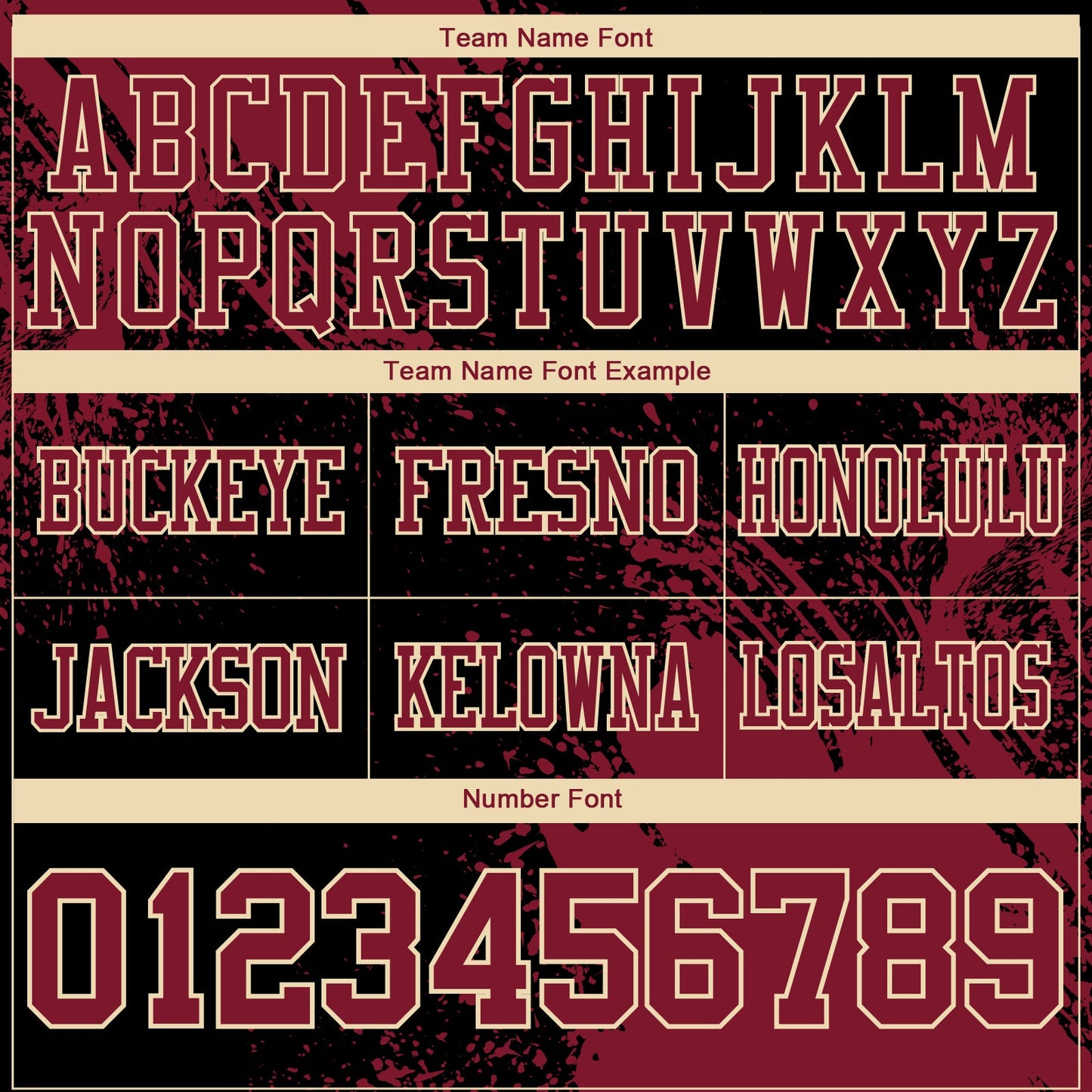 Custom Black Crimson-Cream 3D Pattern Abstract Brush Stroke Authentic Football Jersey view 3