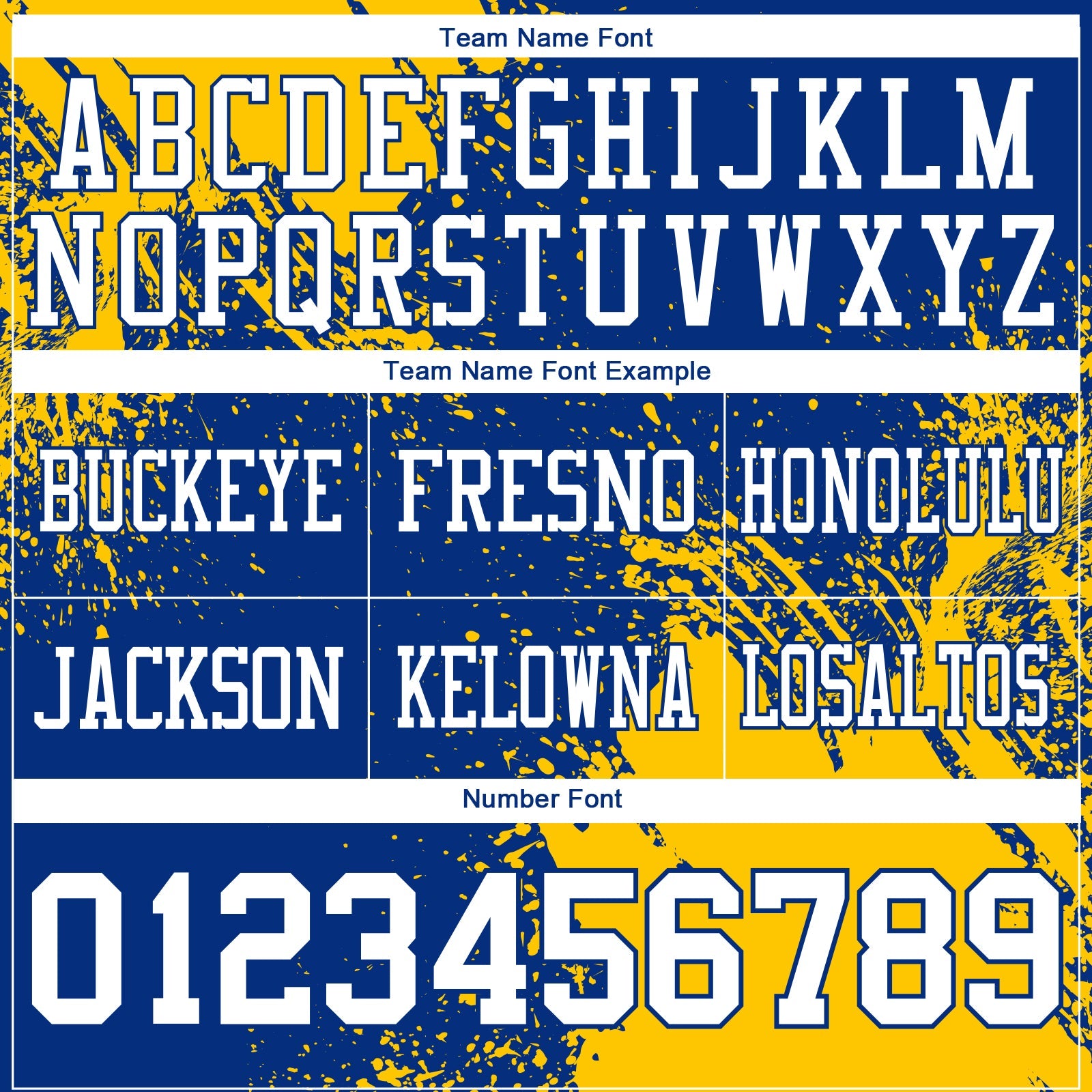 Custom Royal White-Gold 3D Pattern Abstract Brush Stroke Authentic Football Jersey view 3